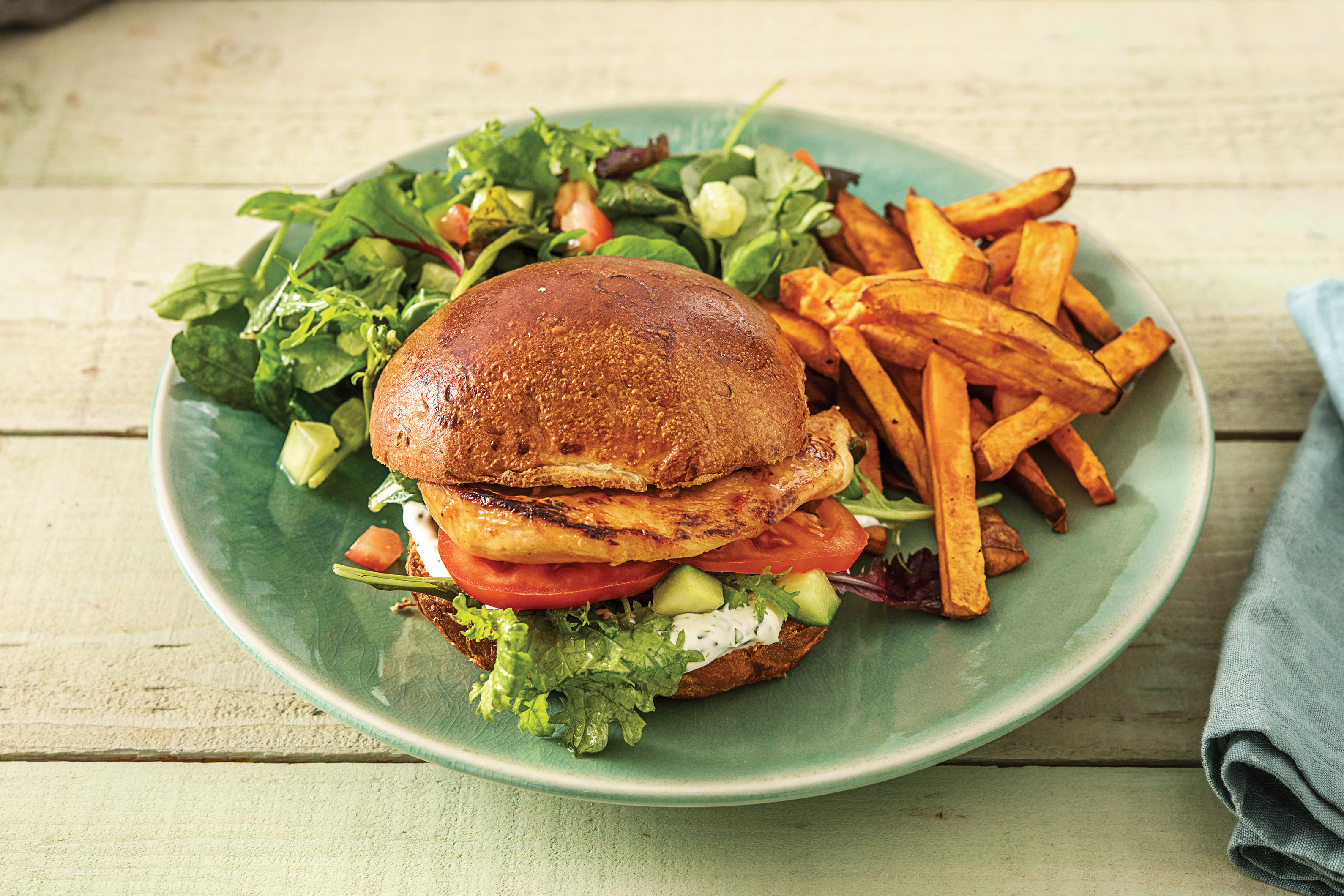 Sweet Chilli Chicken Burgers