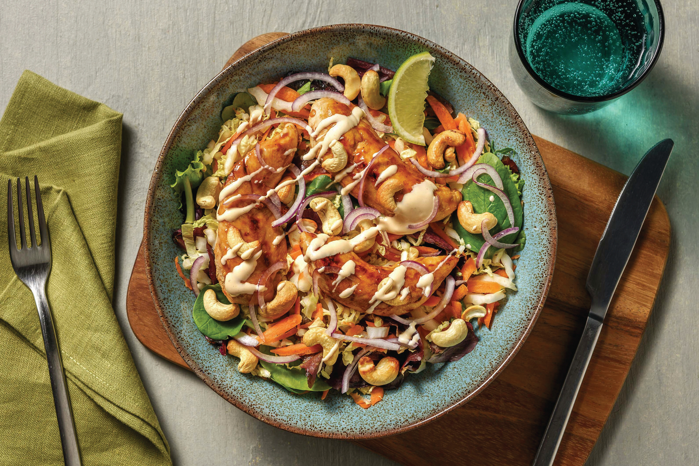 Quick Sweet Chilli Chicken Salad