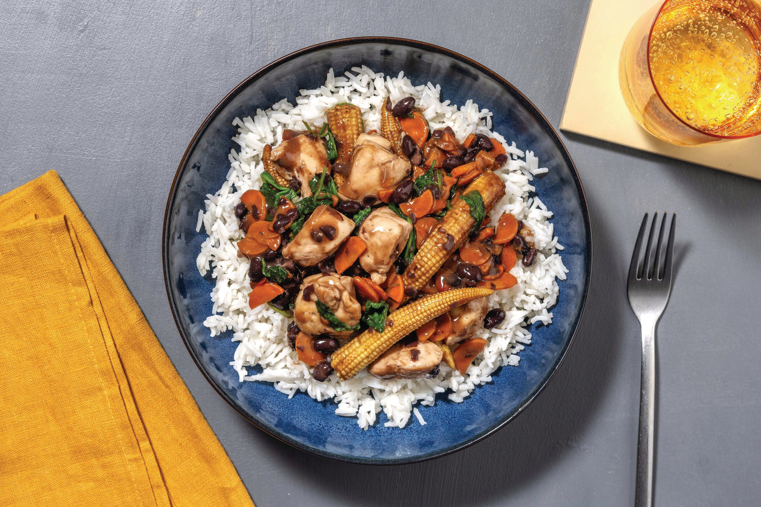 Asian-Style Sweet Black Bean Chicken