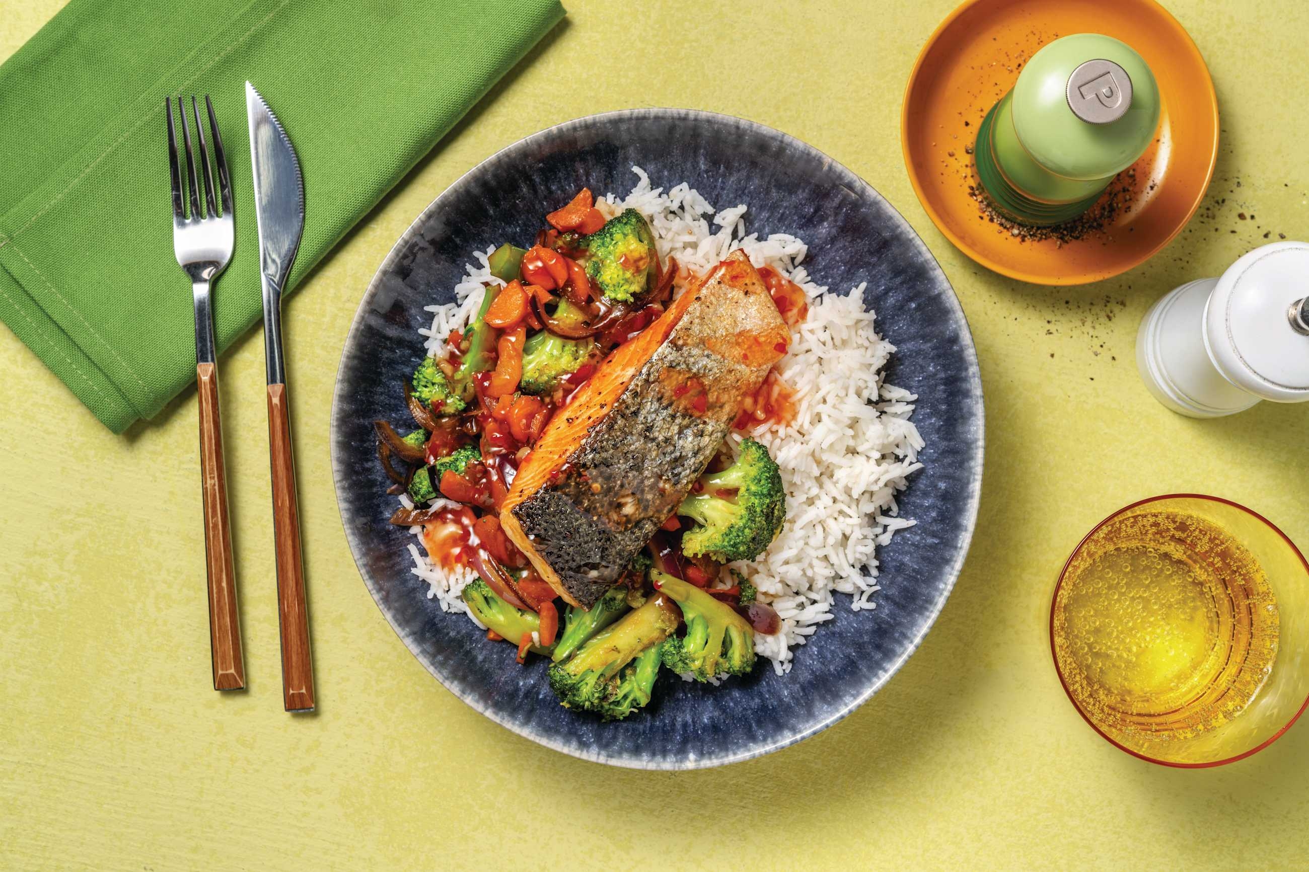 Thai-Style Sweet Chilli Salmon