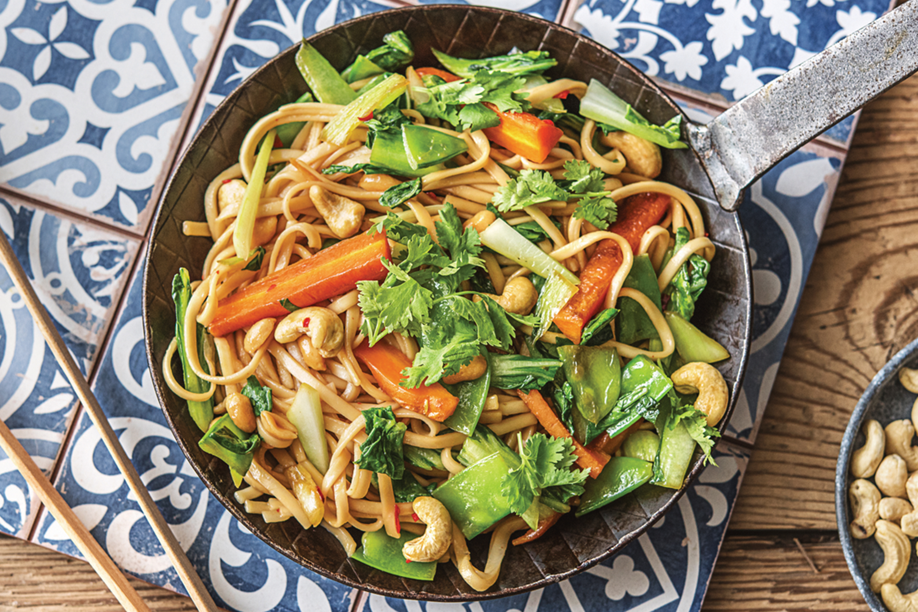Thai Sweet Chilli Udon Noodle & Veggie Bowl