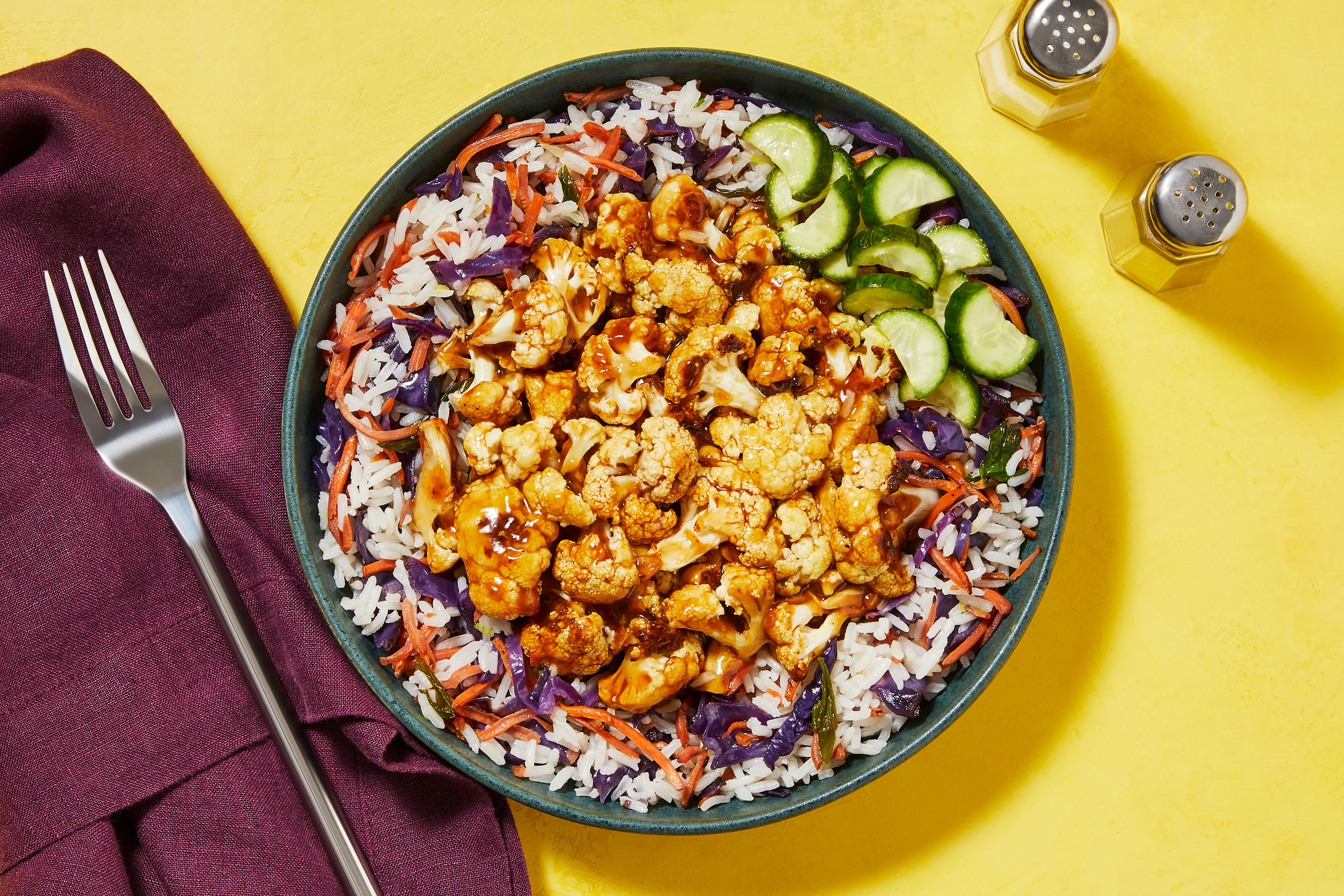 Sweet Heat Turkey Cauli Bowls