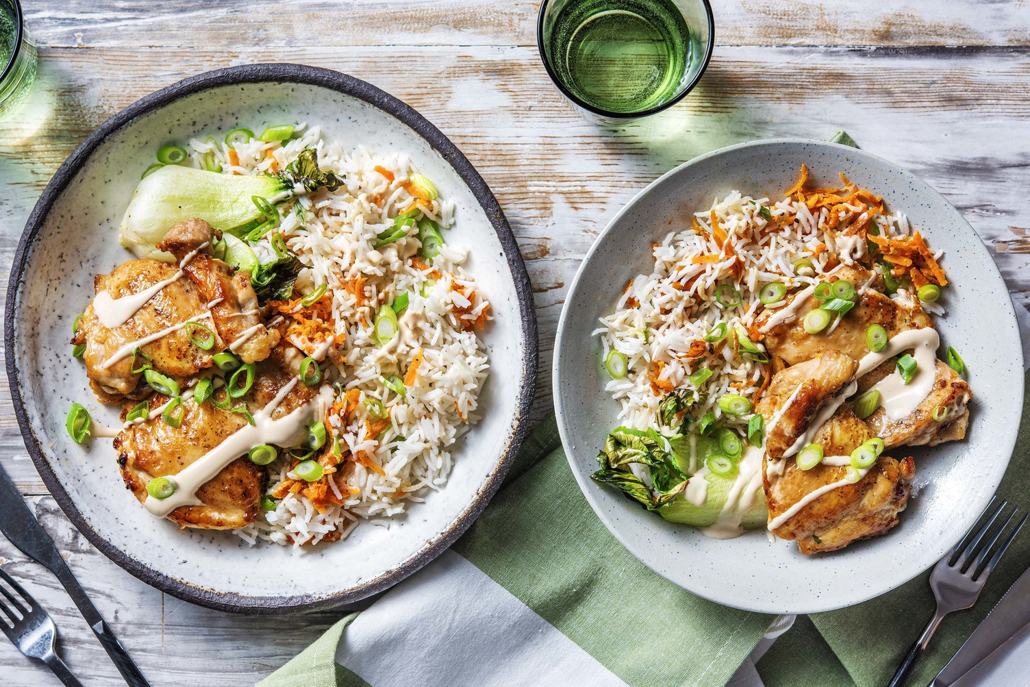 Bol de poulet doux à la sauce hoisin