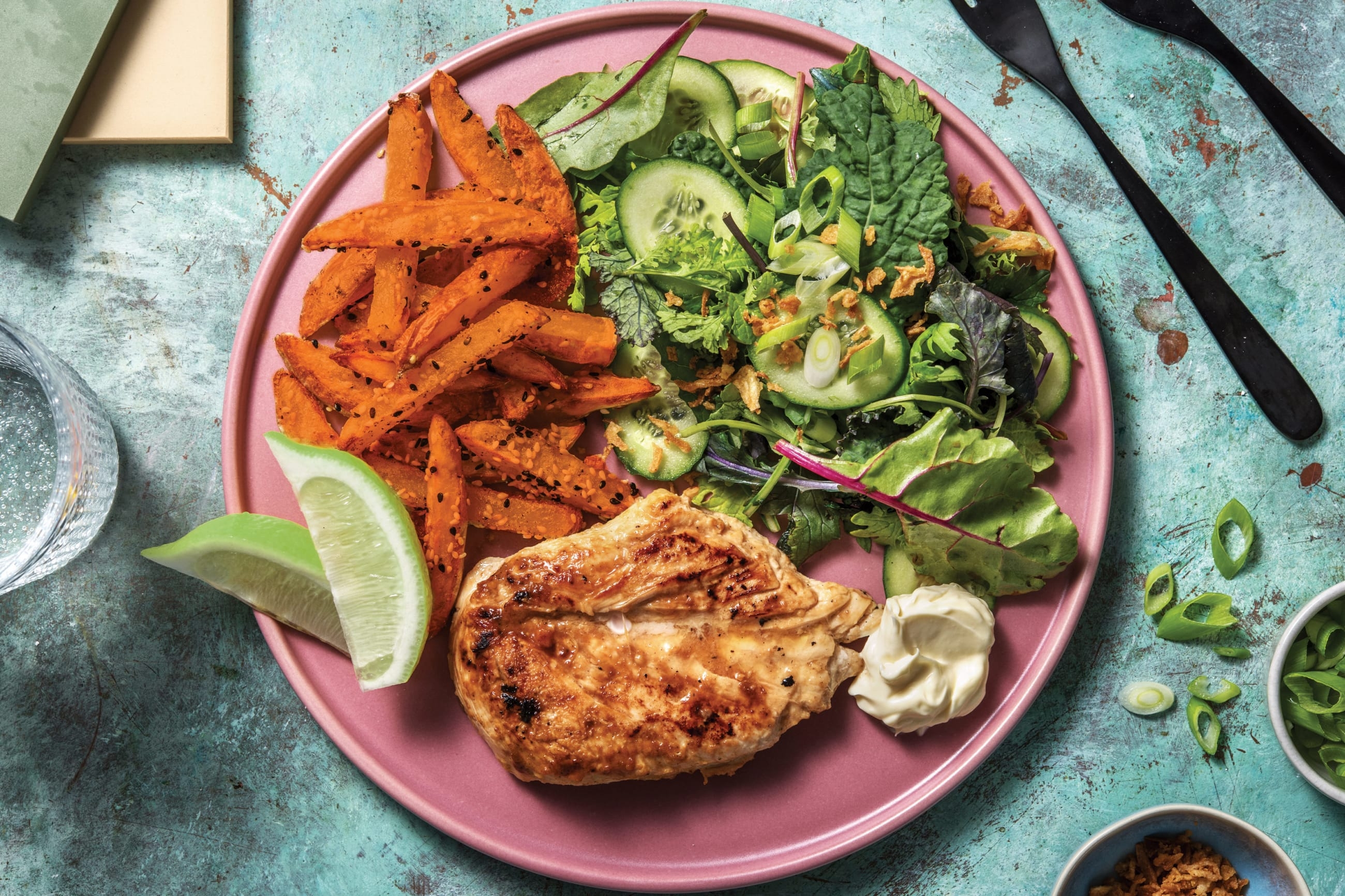 Sweet Miso Chicken & Japanese Salad