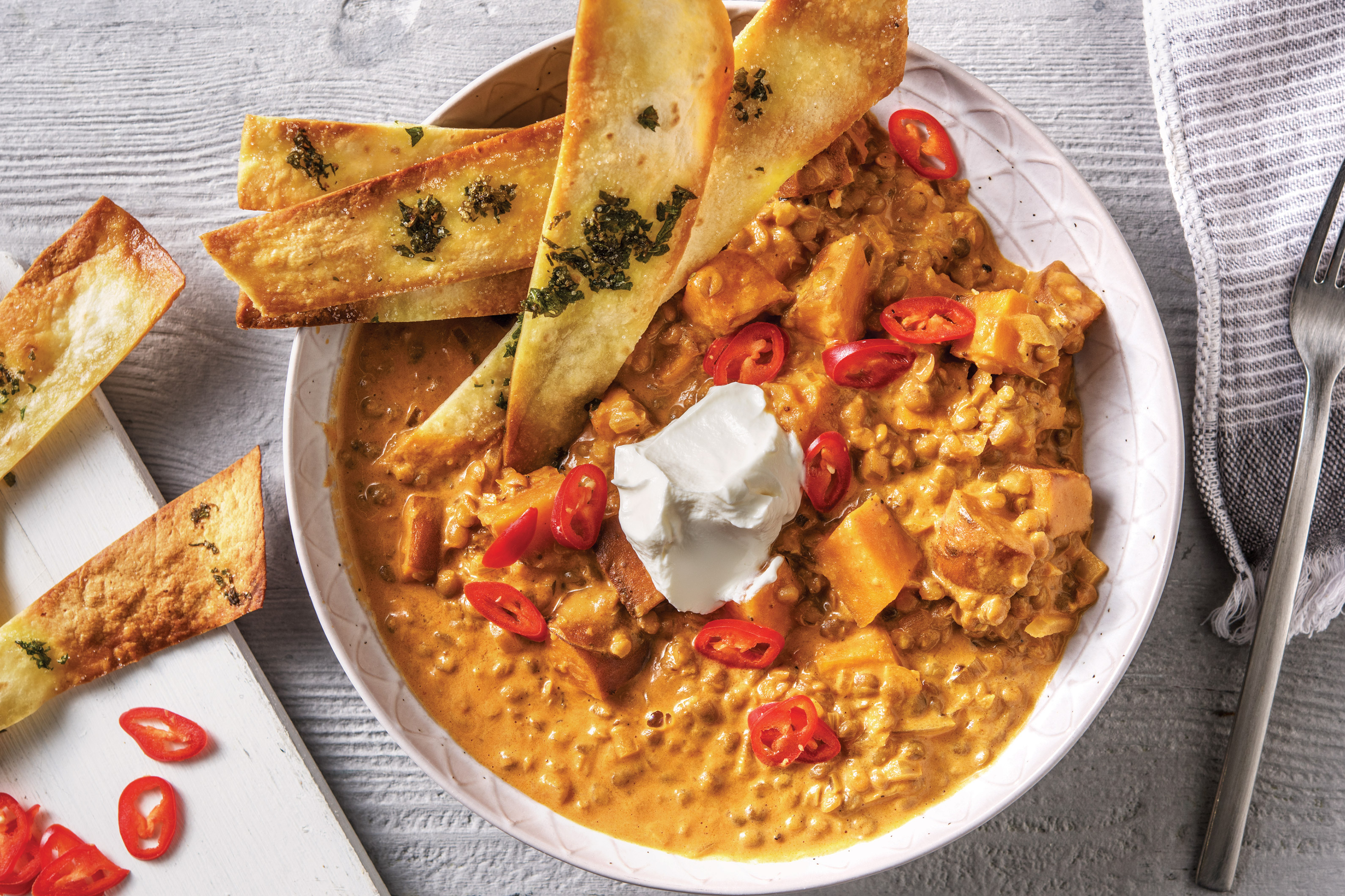 Indian Sweet Potato & Coconut Dhal