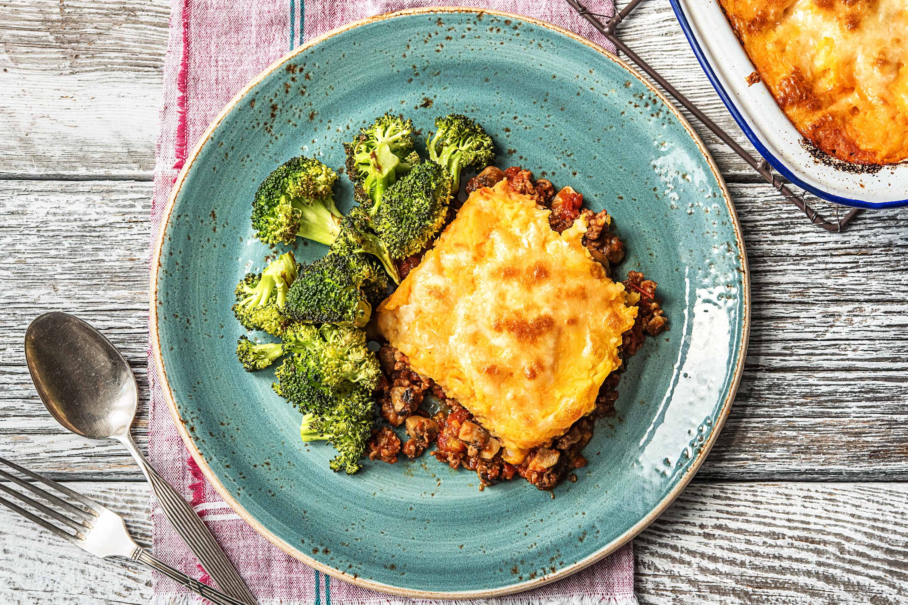 Sweet Potato-Topped Cottage Pie
