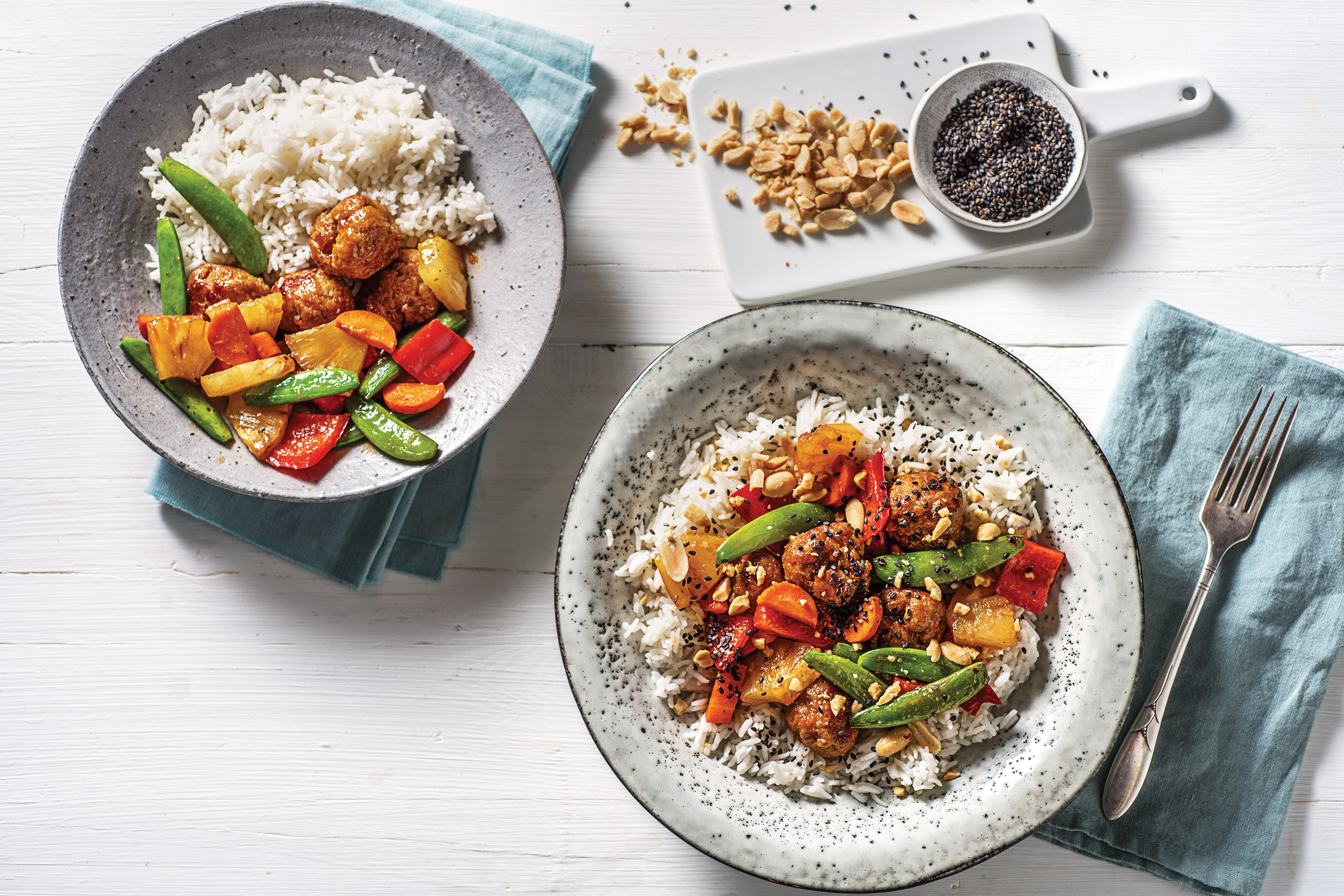 Sweet & Sour Glazed Pork Meatballs