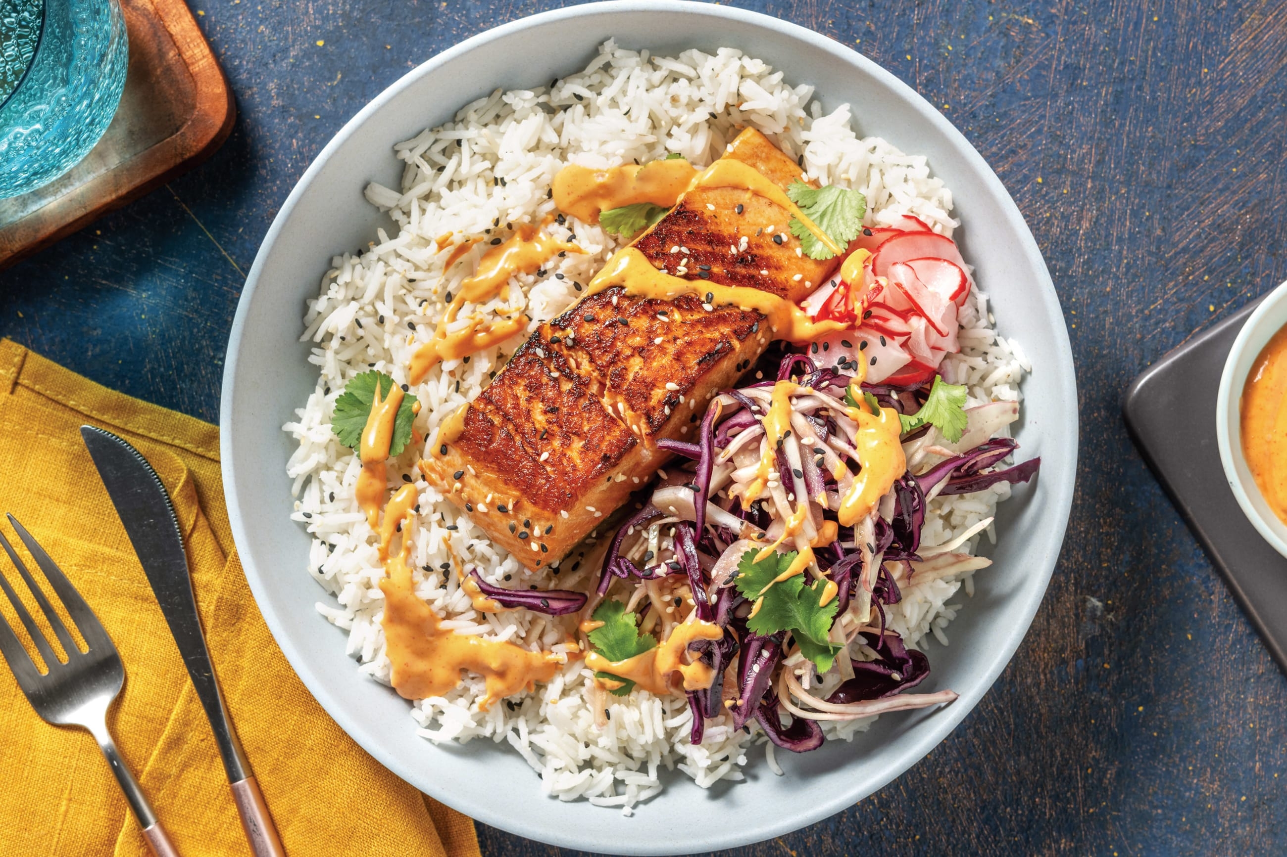 Sweet-Soy Chicken Poke Bowl