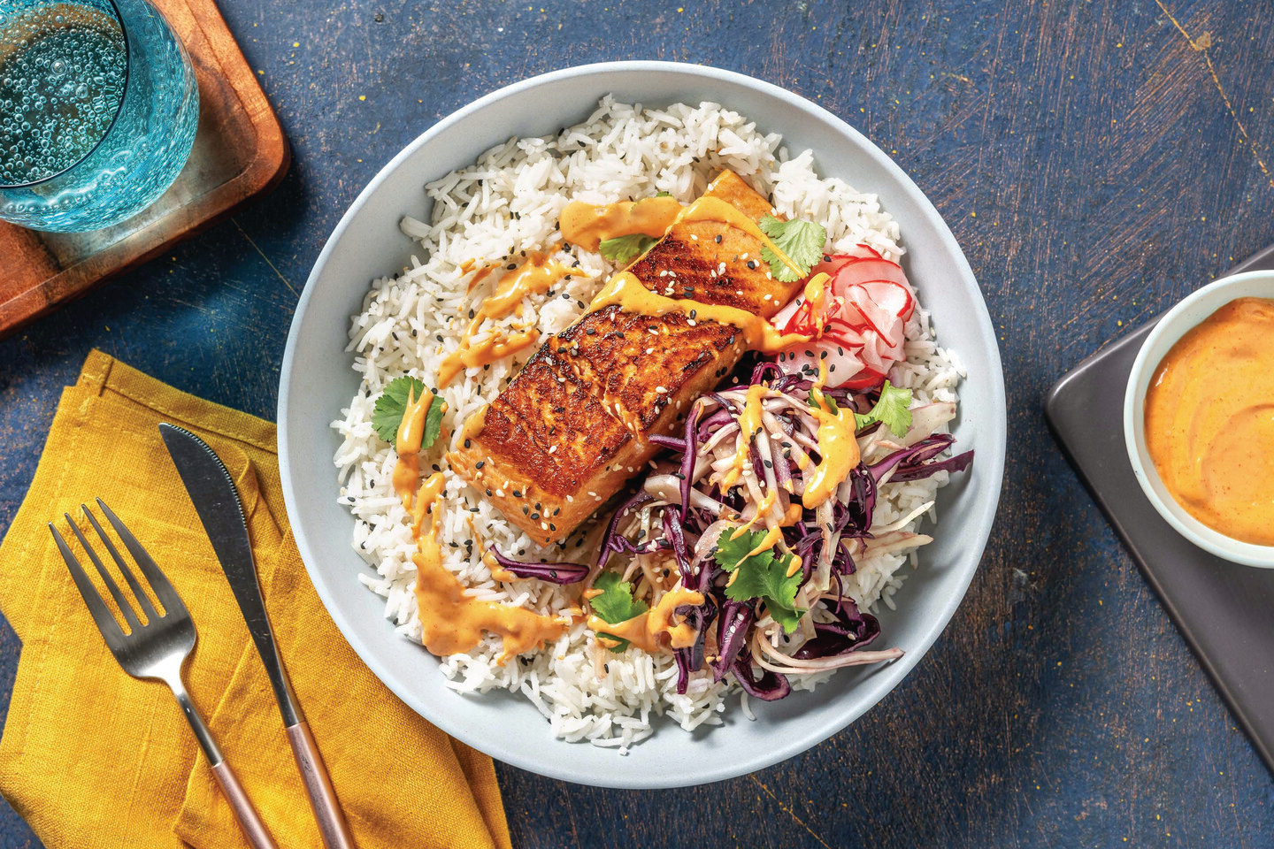 Sweet-Soy Salmon Poke Bowl