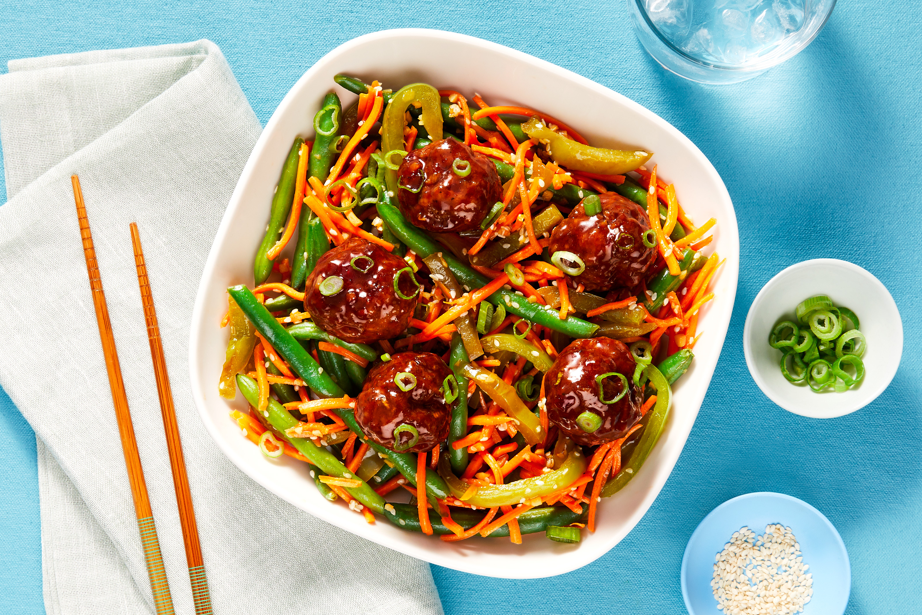 Sweet & Spicy Glazed Meatballs