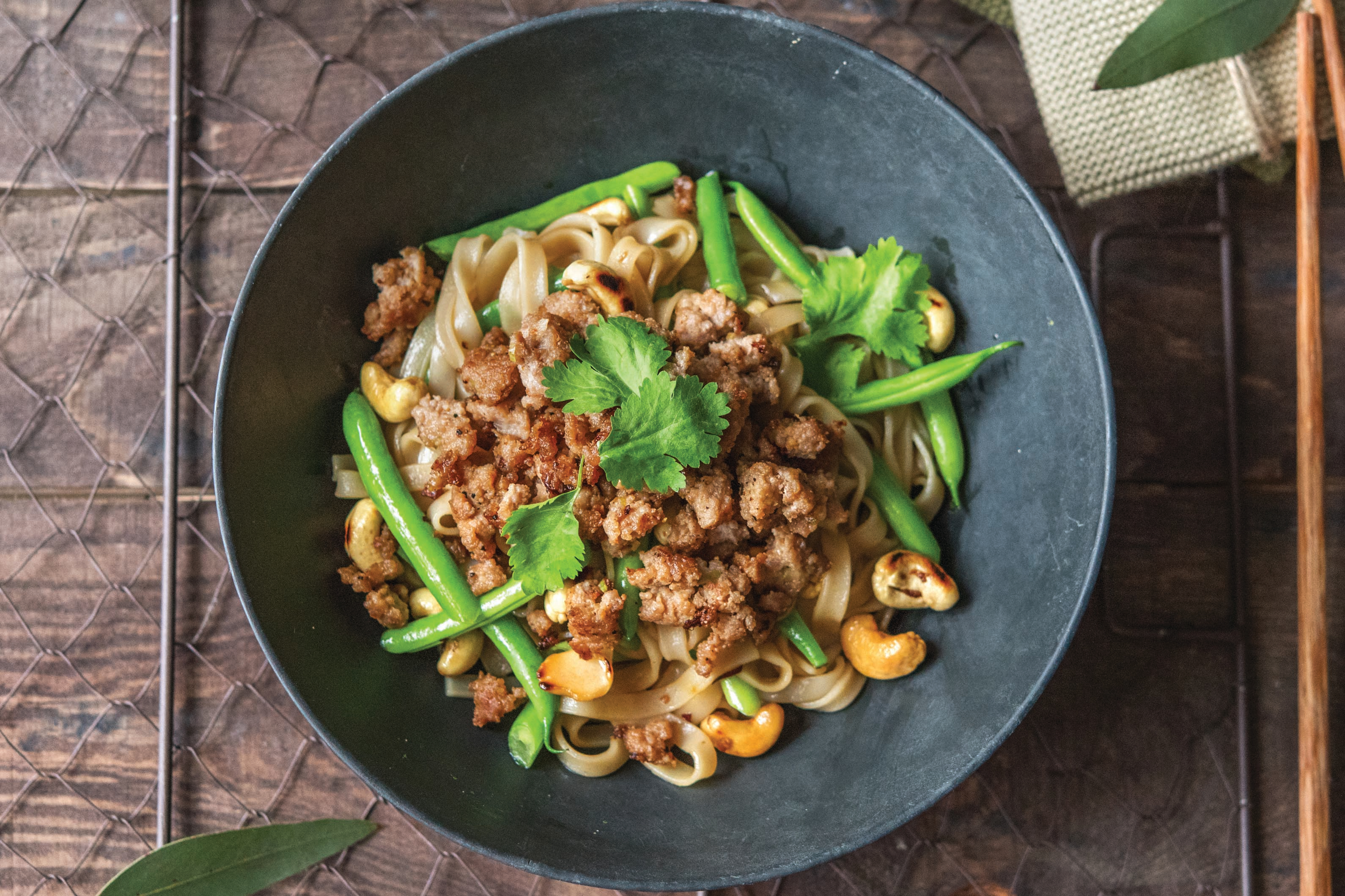 Sweet & Sticky Pork Noodles