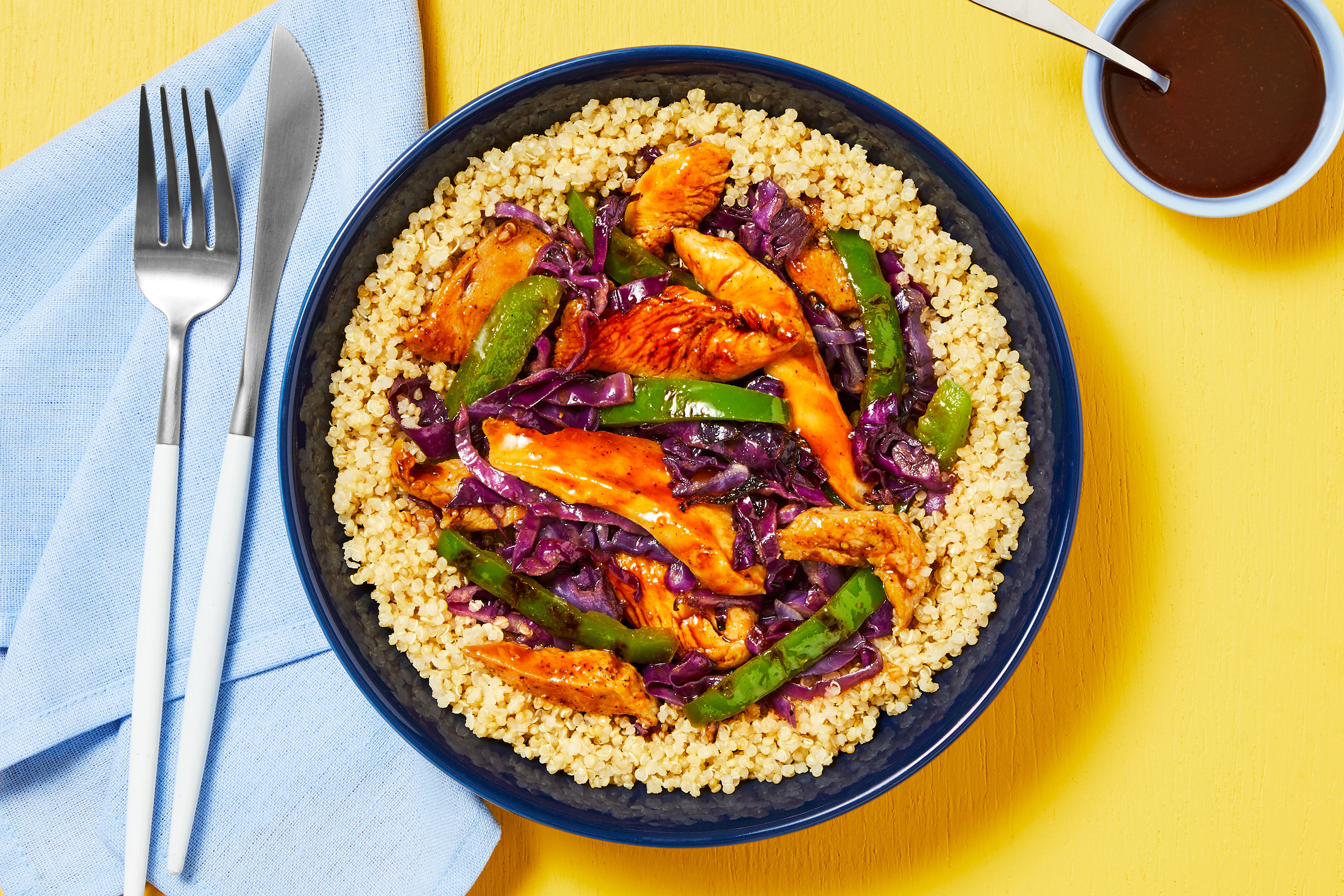 Szechuan Chicken Quinoa Bowls