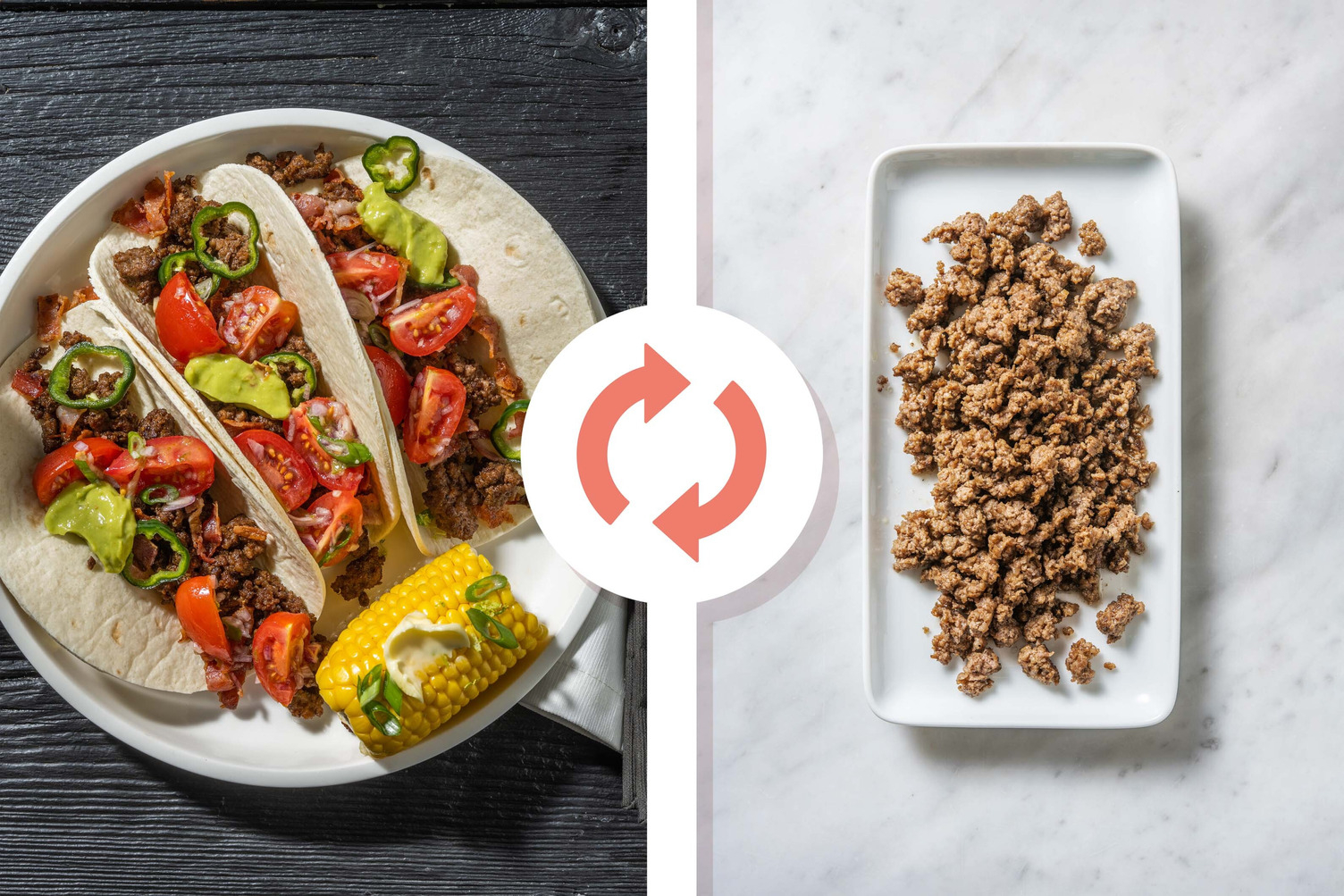 Tex-Mex Beef and Bacon Tacos