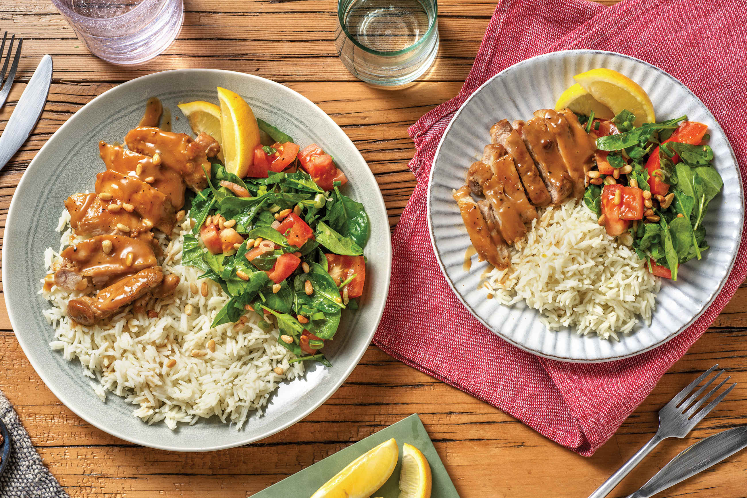 Glazed Tahini & Honey Chicken 