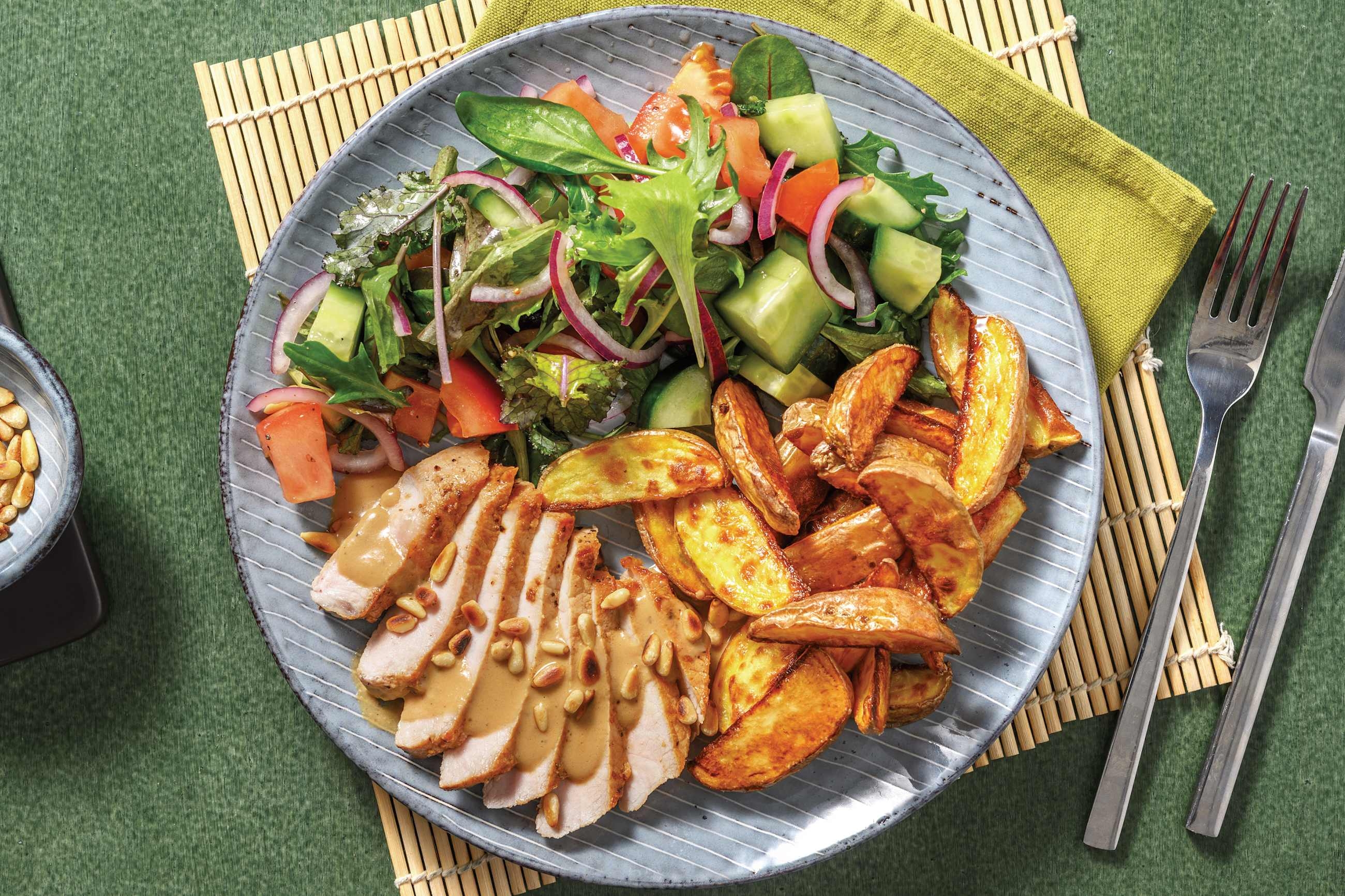 NZ Tahini & Honey-Glazed Pork 