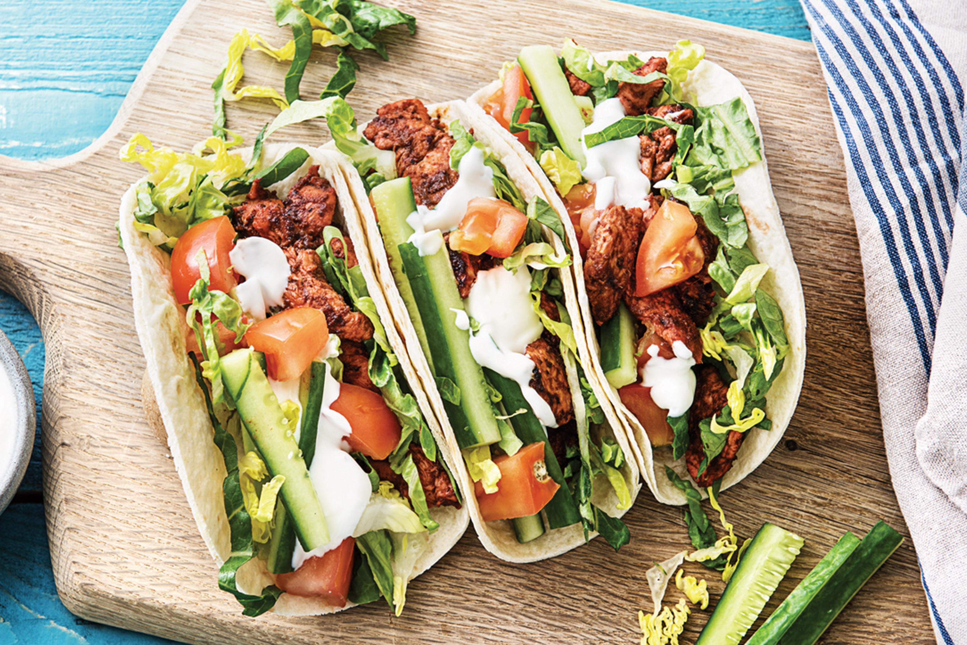 Speedy Tandoori Chicken Tacos