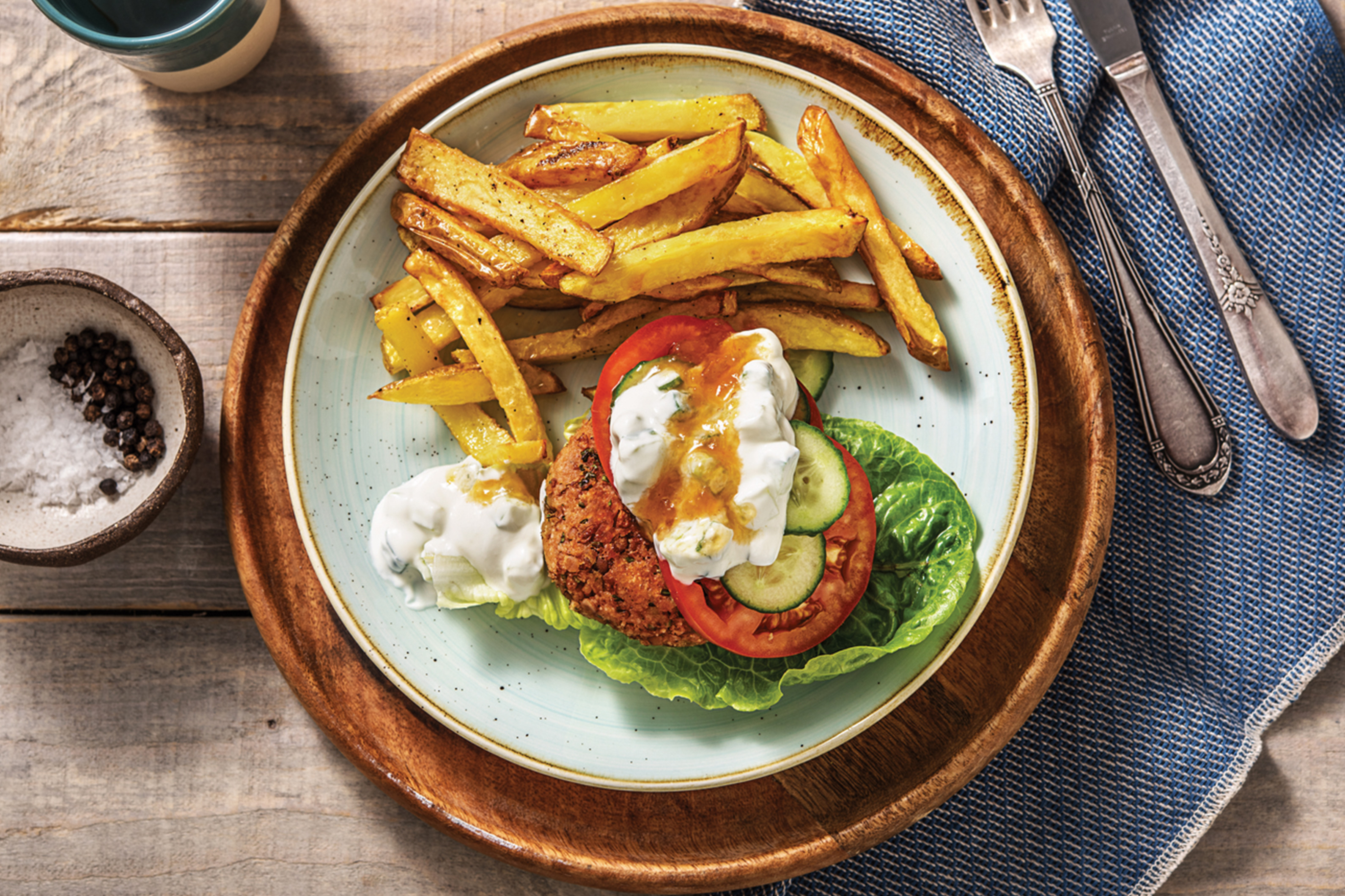 Tandoori Lentil Bunless Burger