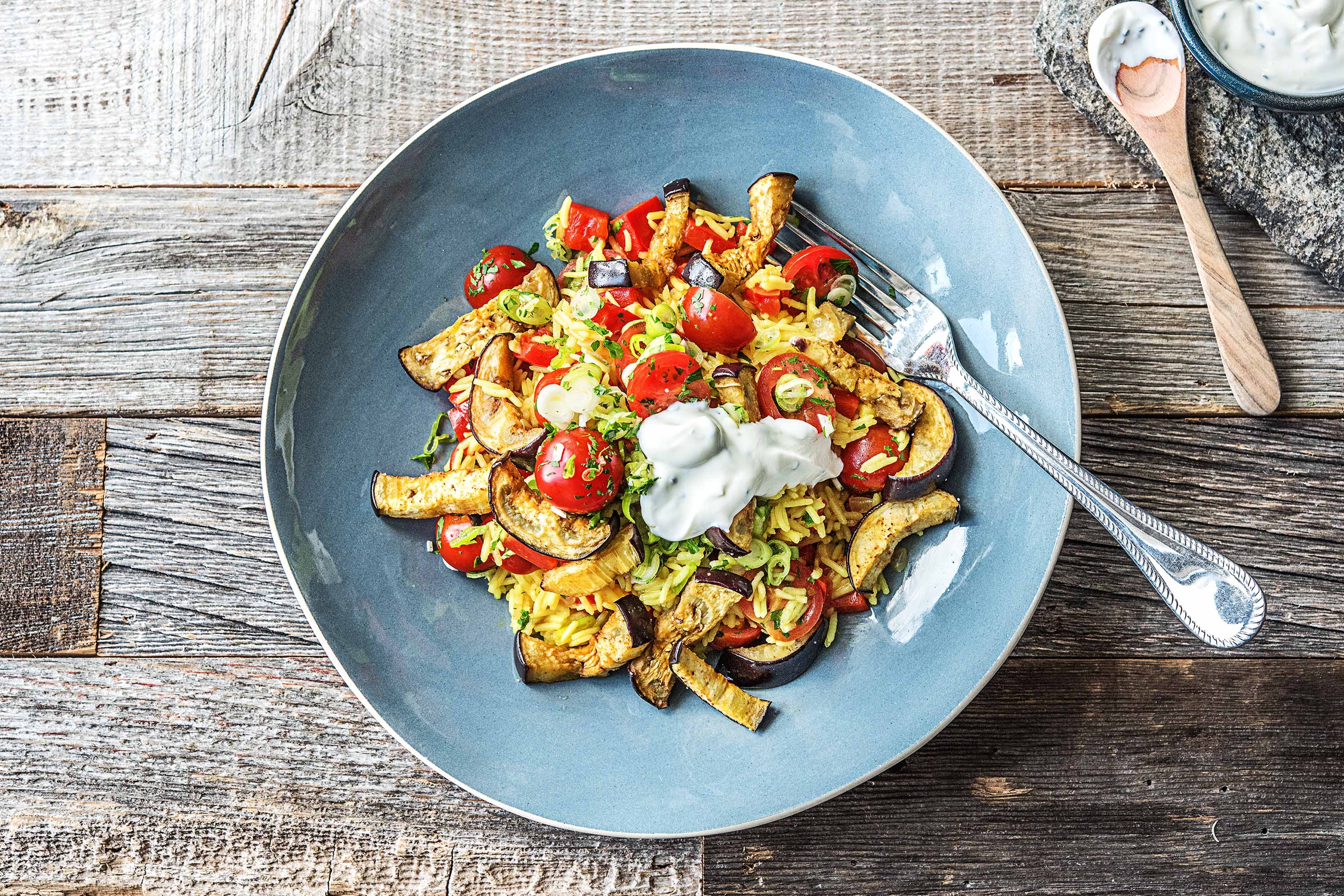 Tandoori Spiced Aubergine