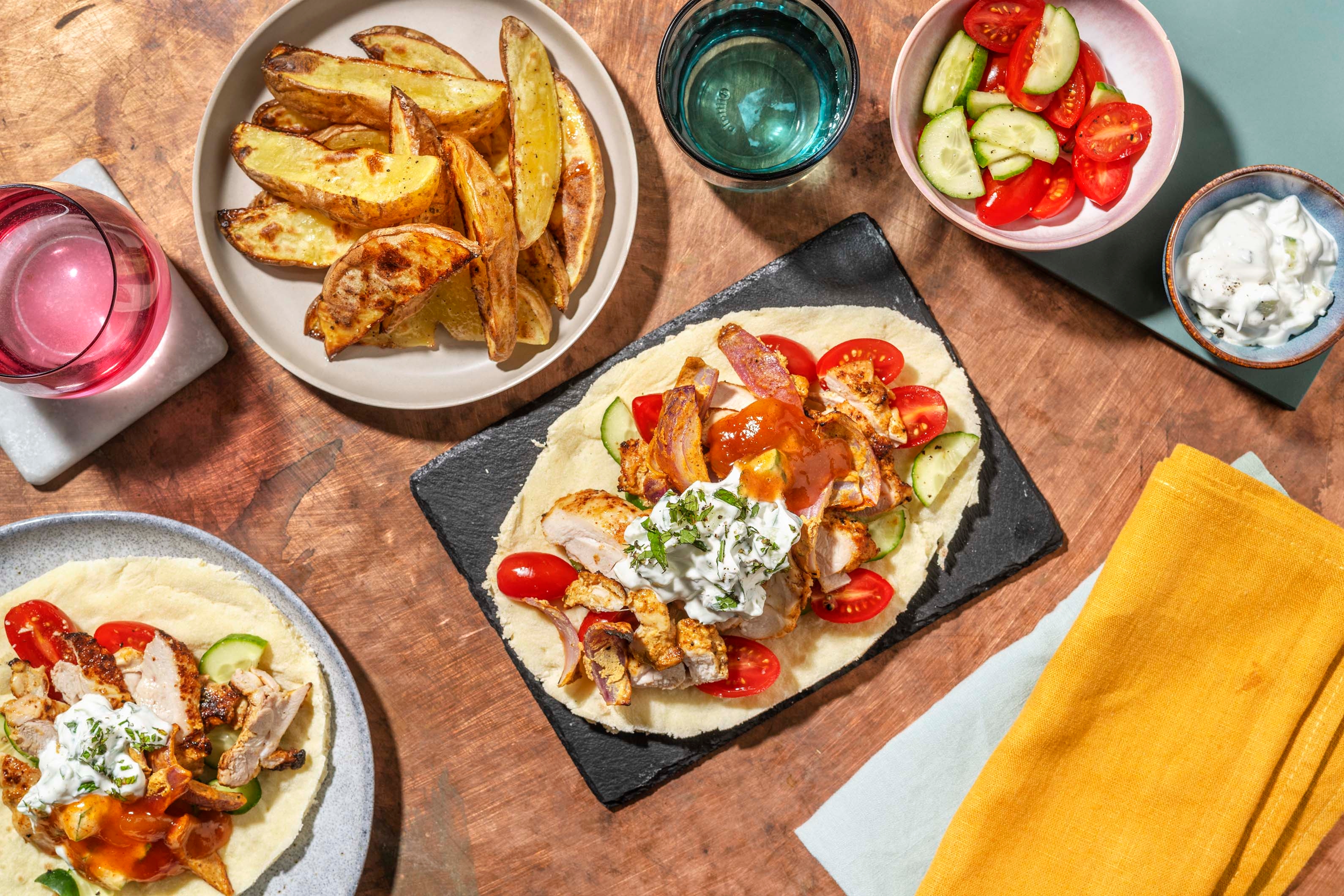 Tandoori Style Chicken Loaded Naans