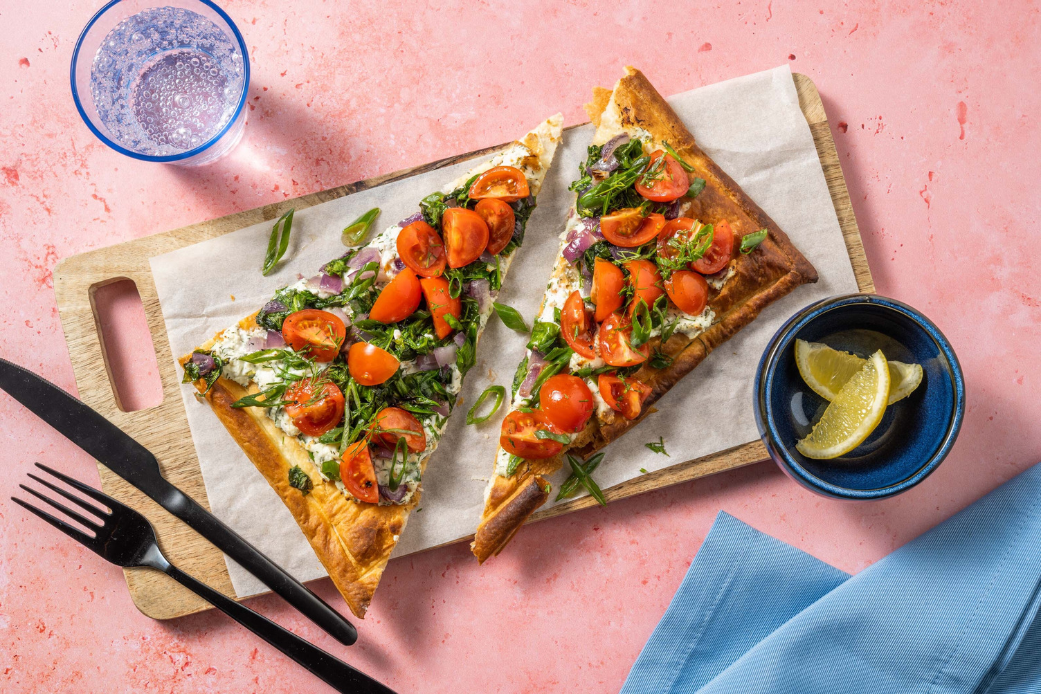 Dilly Spinach and Ricotta Tart