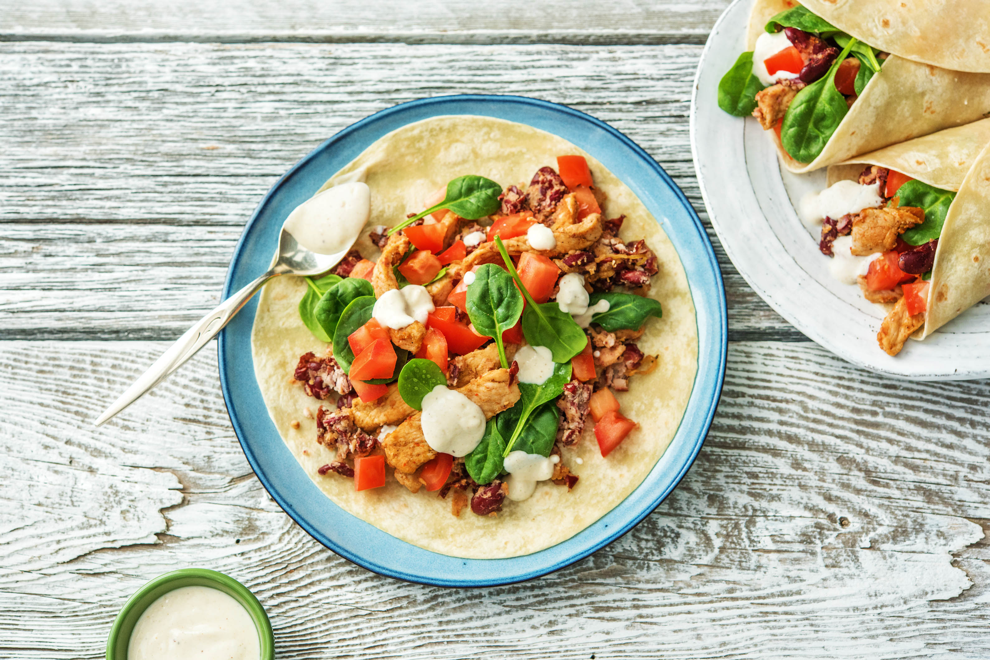 Pork & Bean Burritos