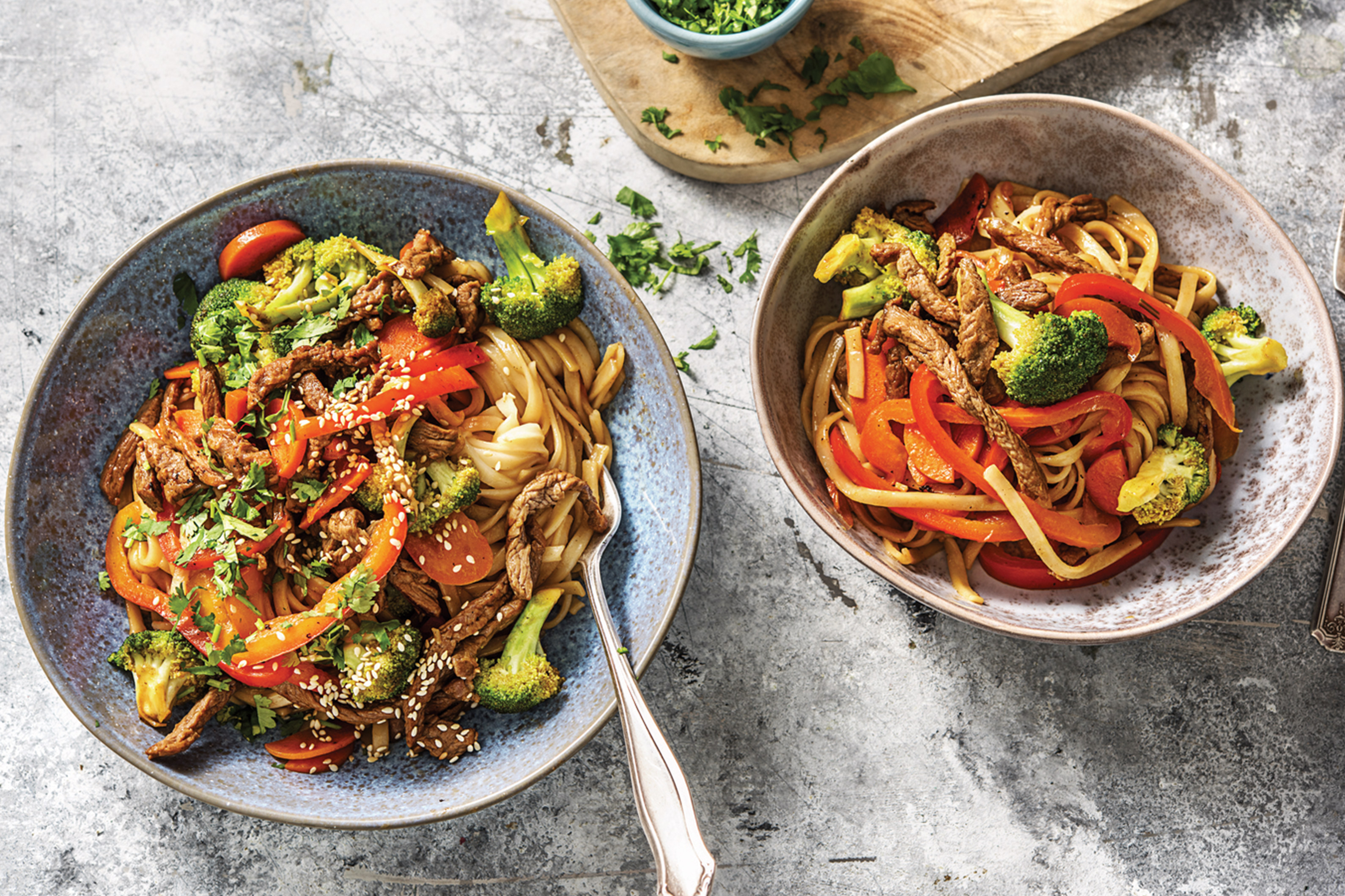 Teriyaki Beef & Noodle Stir-Fry