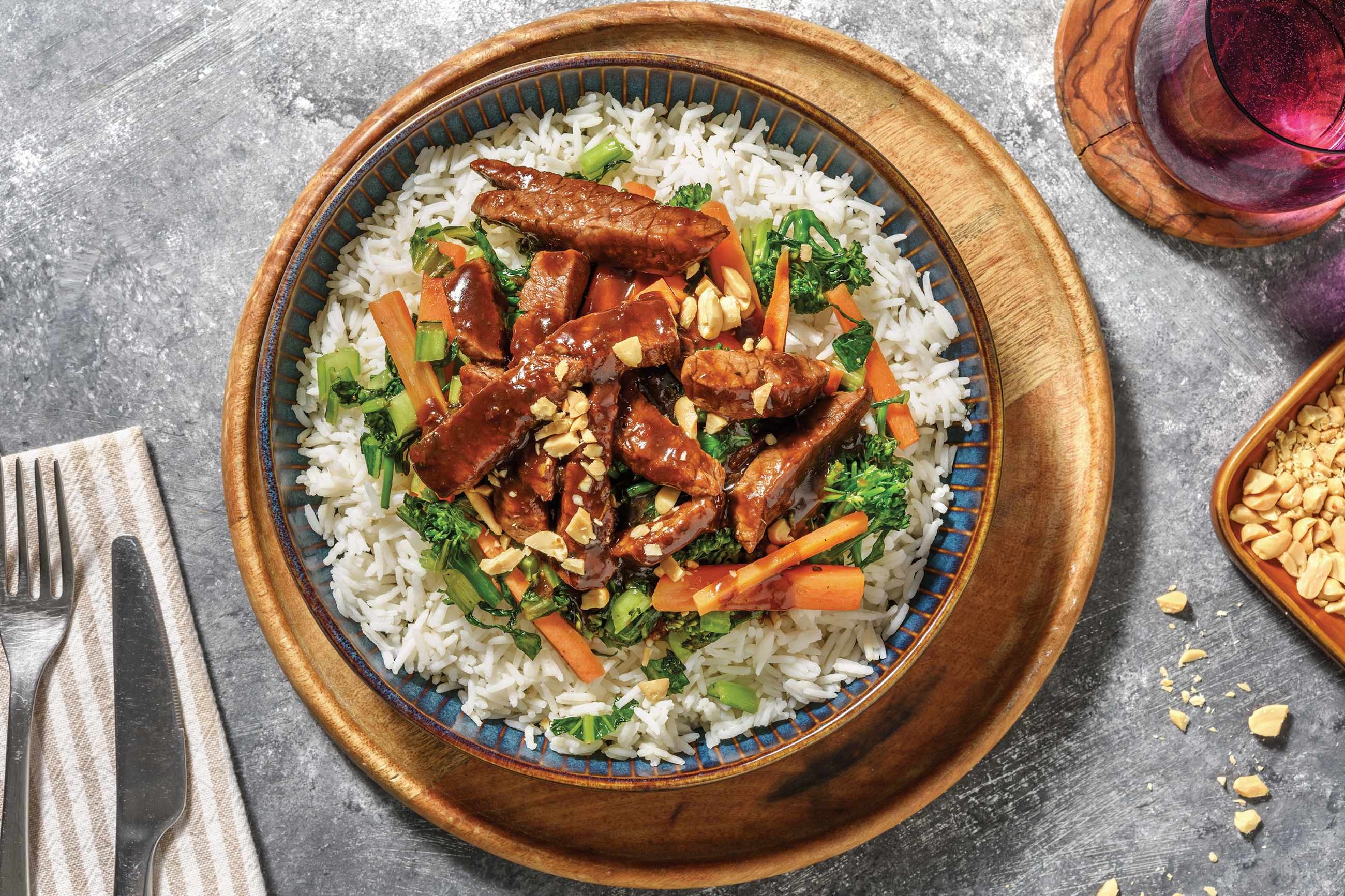 Teriyaki Beef & Veggie Bowl