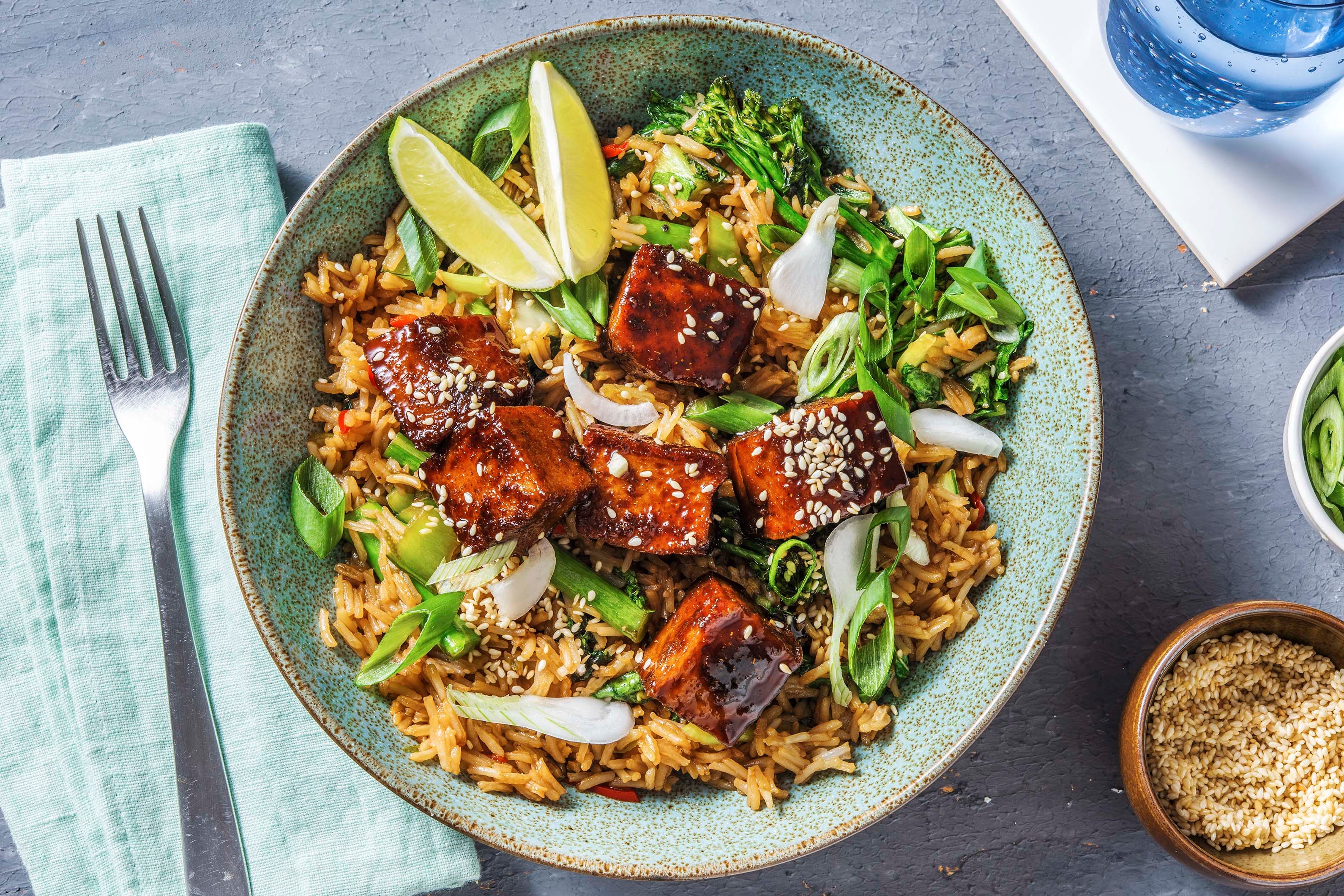 Teriyaki  Glazed Tofu