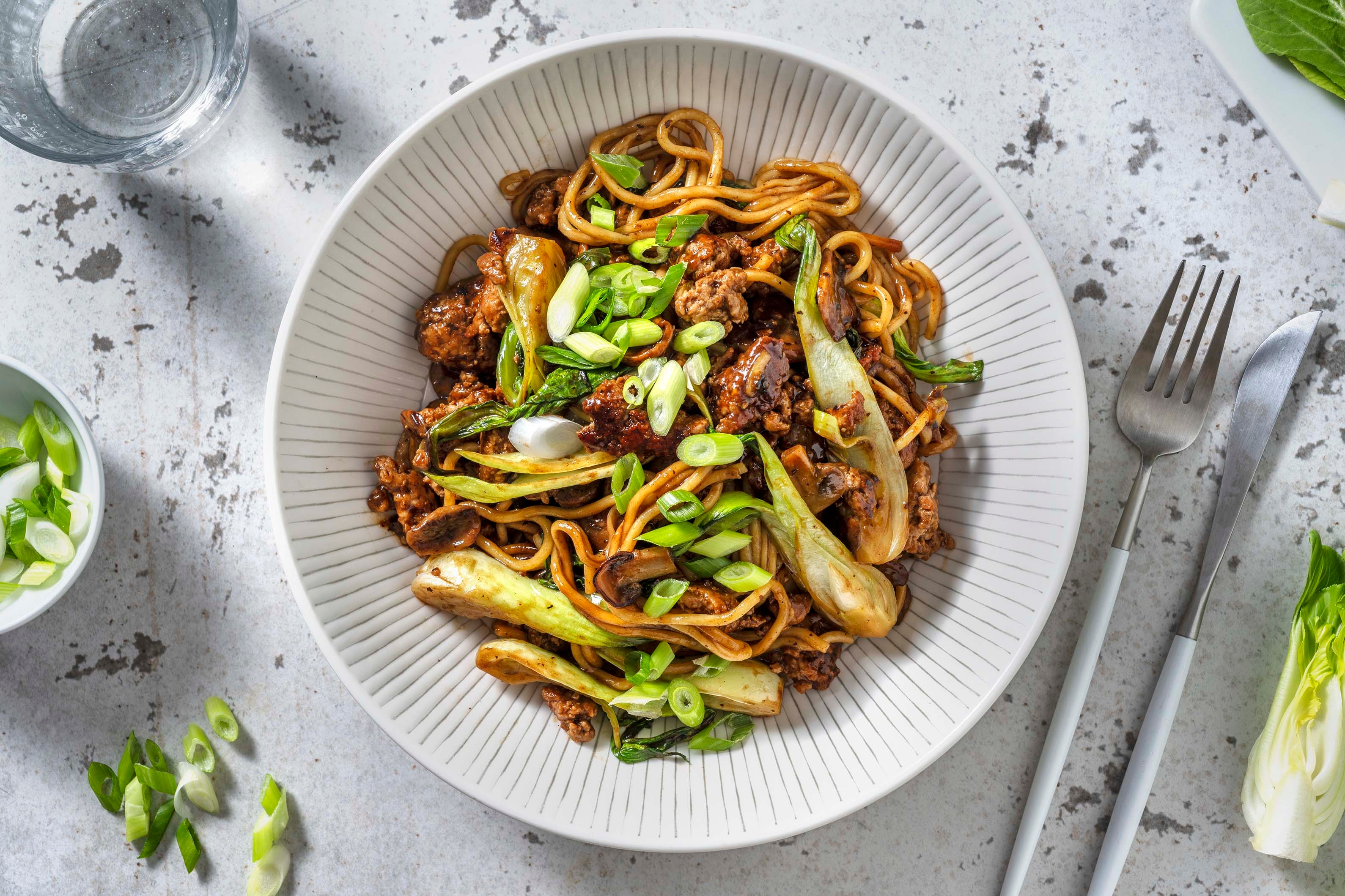 Teriyaki Pork Noodle Stir-Fry