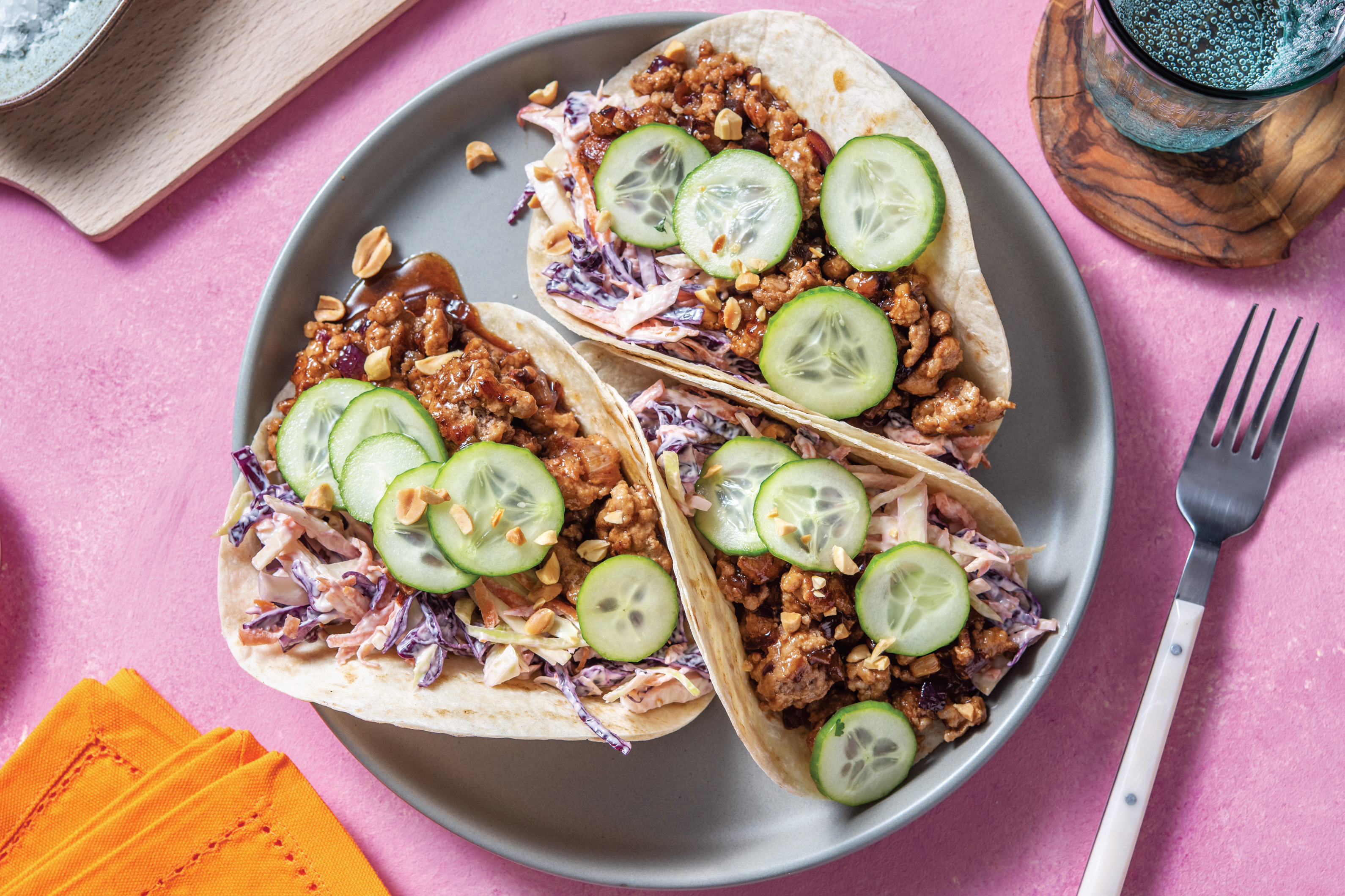 Quick Teriyaki Pork Tacos