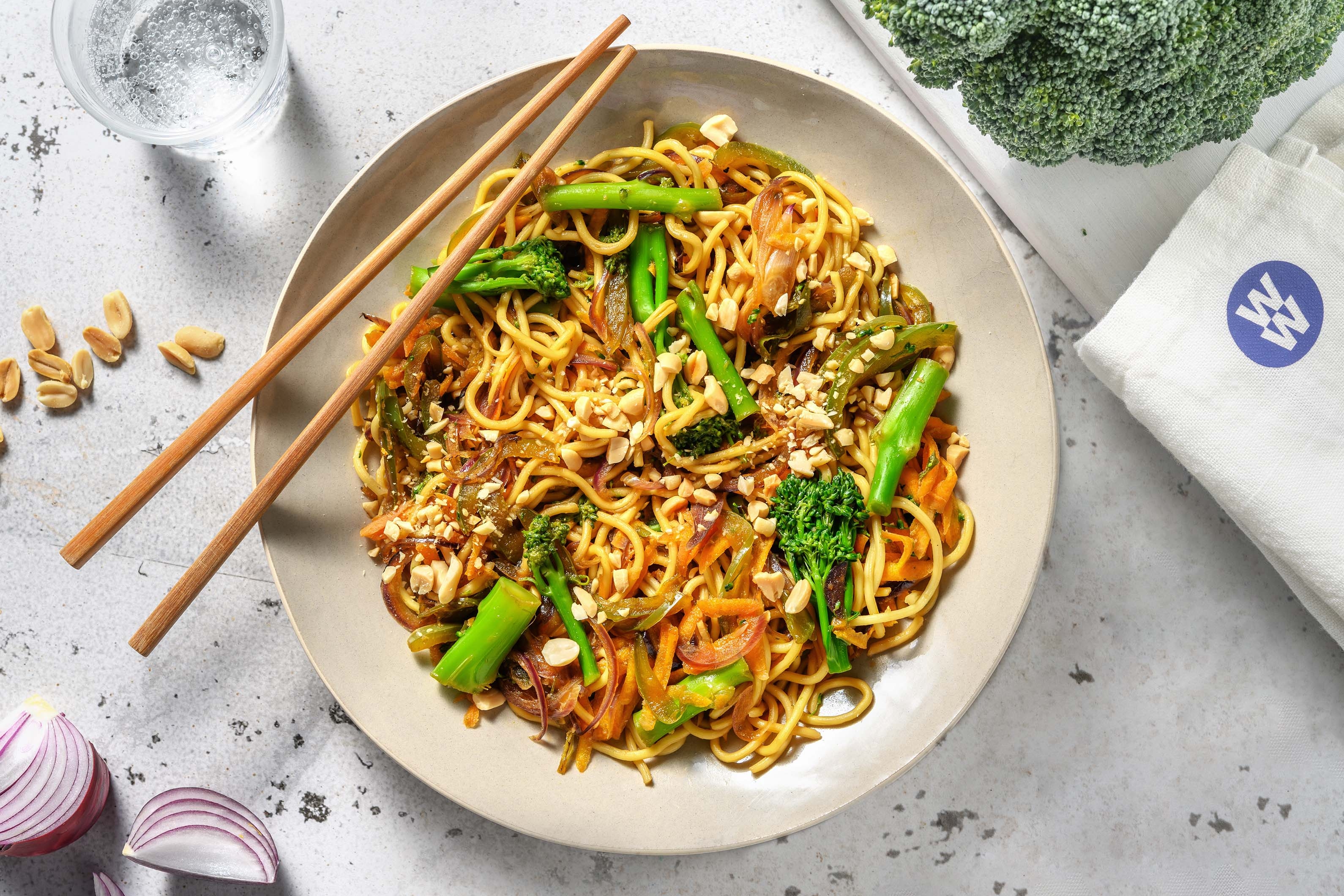 Teriyaki Veggie Noodle Stir-Fry