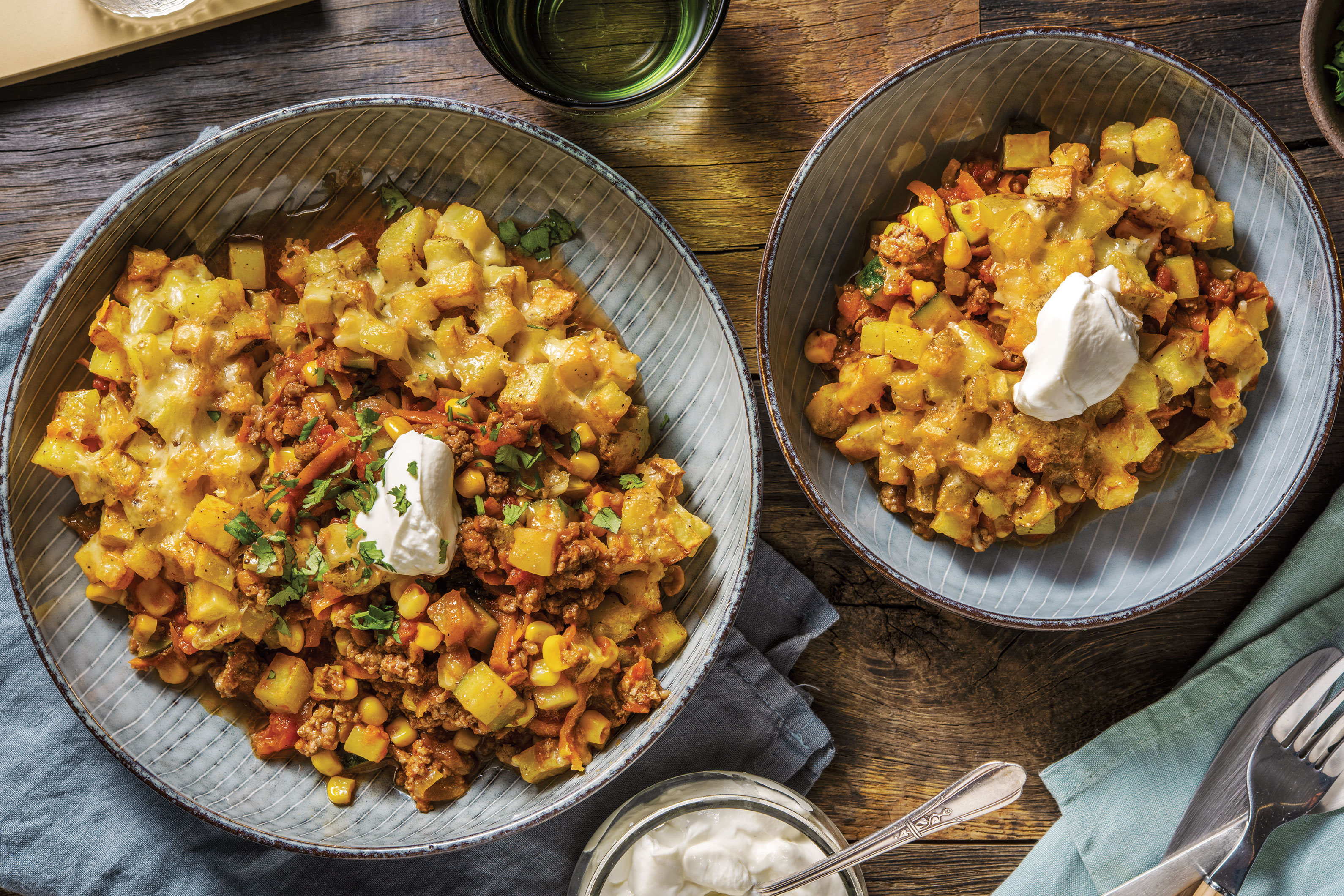 Tex-Mex Beef & Corn Bake