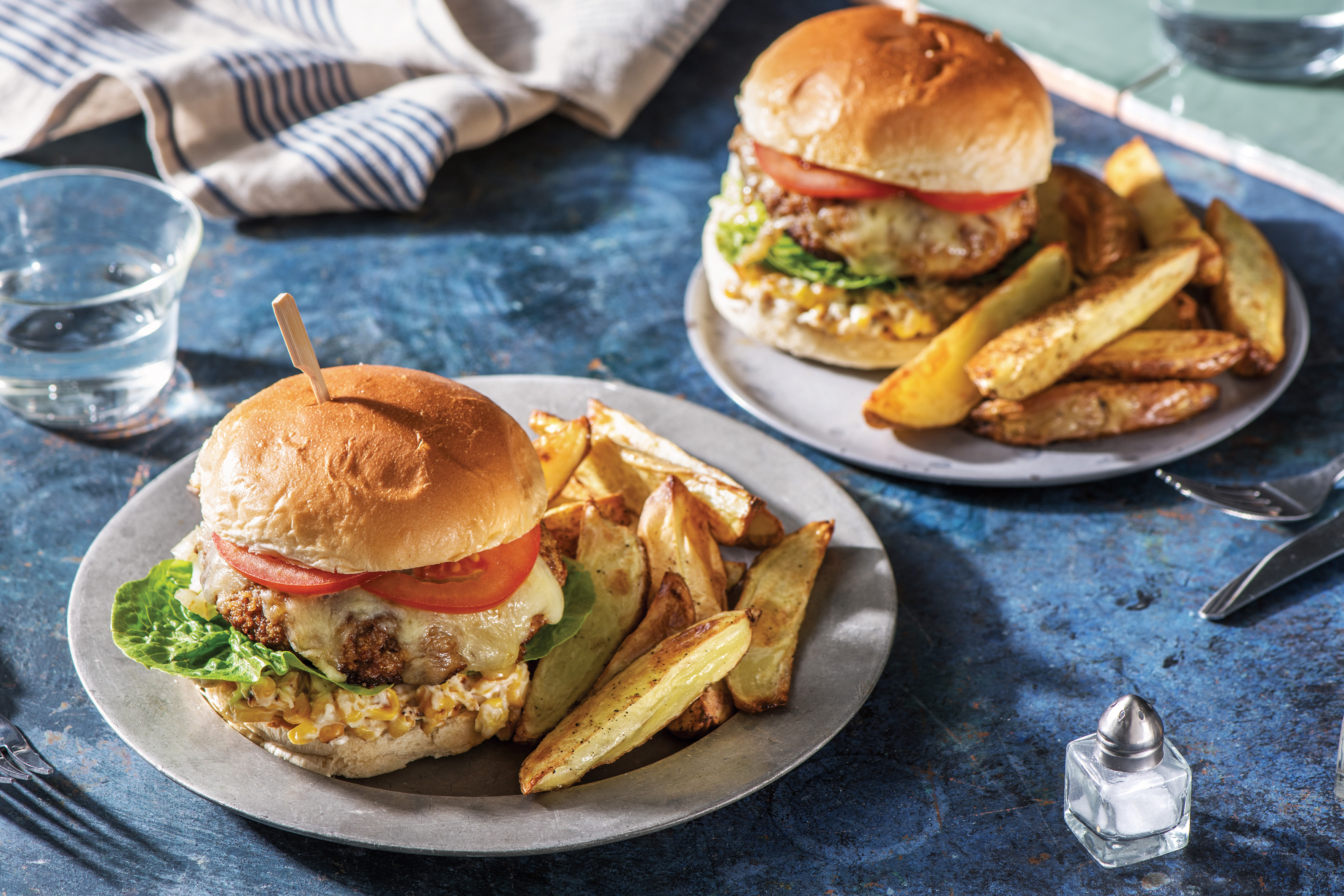 Tex-Mex Cheesy Beef Burger