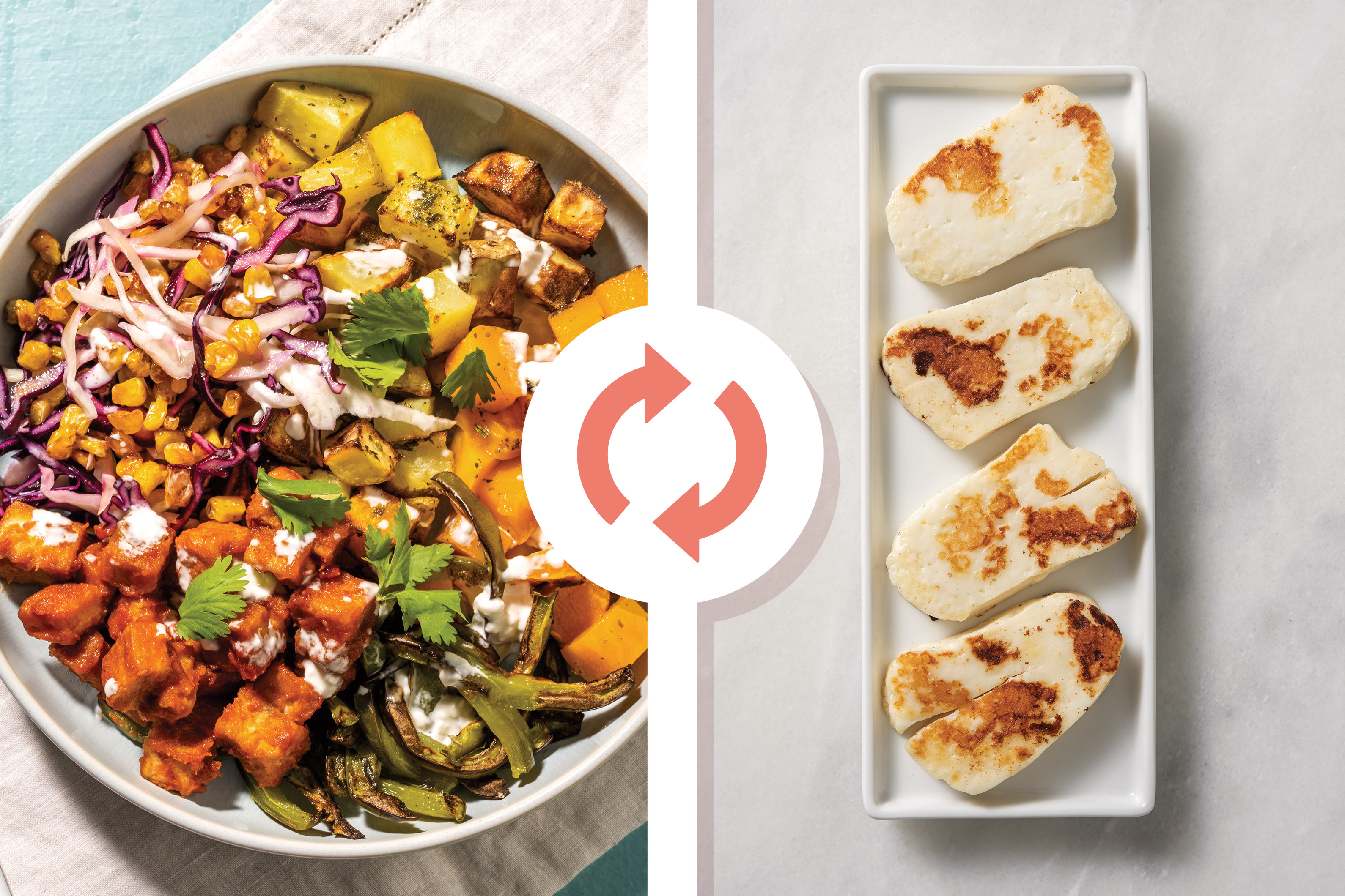 Tex-Mex Haloumi & Pumpkin Bliss Bowl