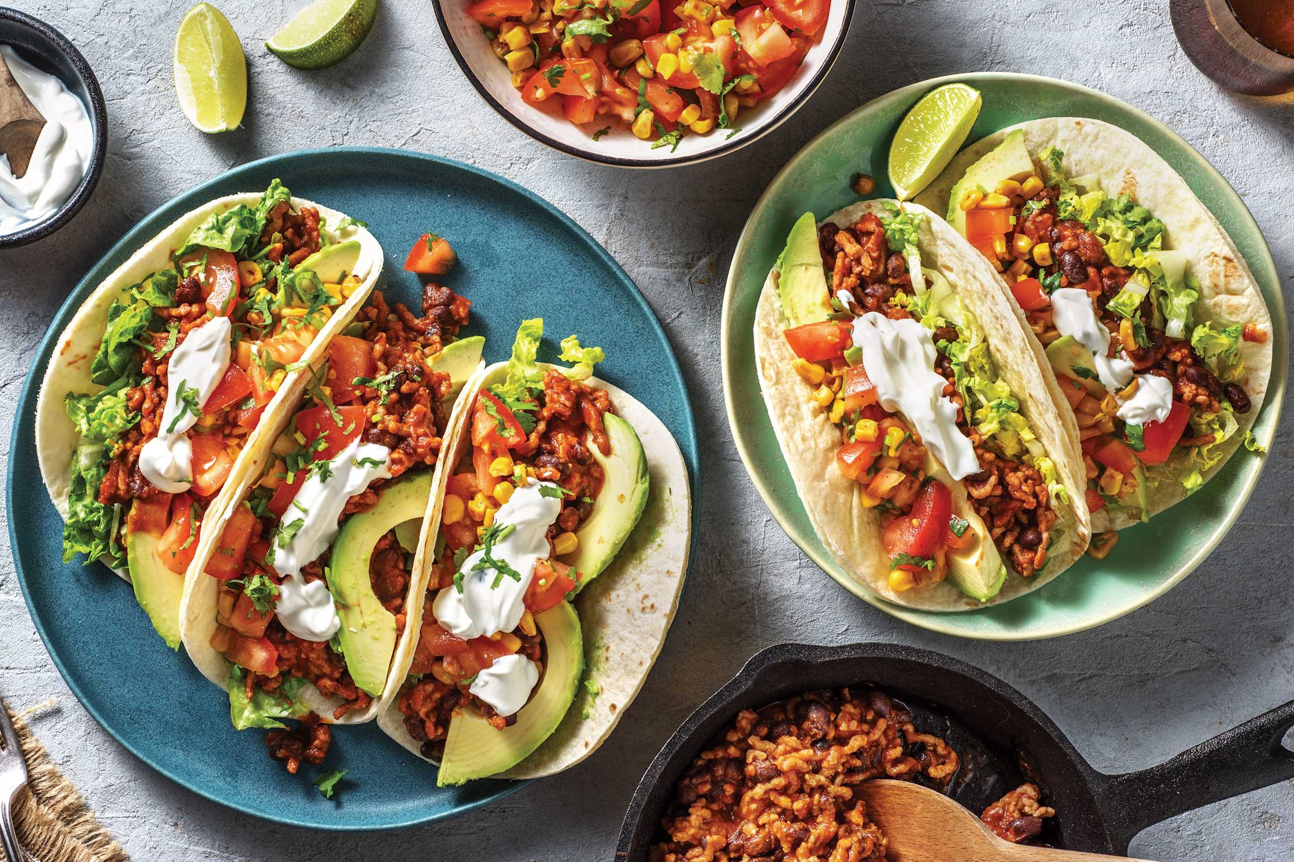 Tex-Mex Pork & Avocado Tacos