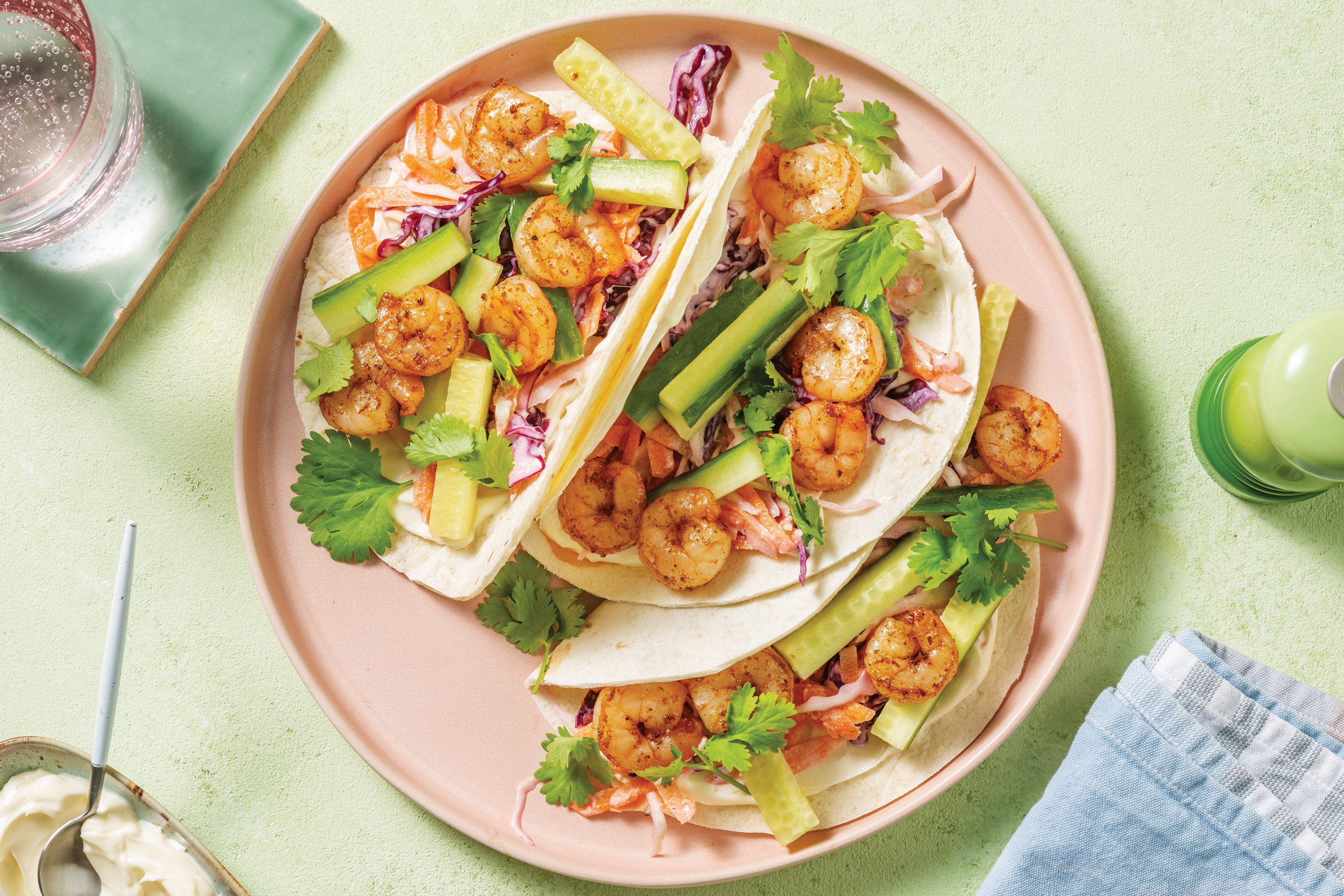 Tex-Mex Prawn Tacos