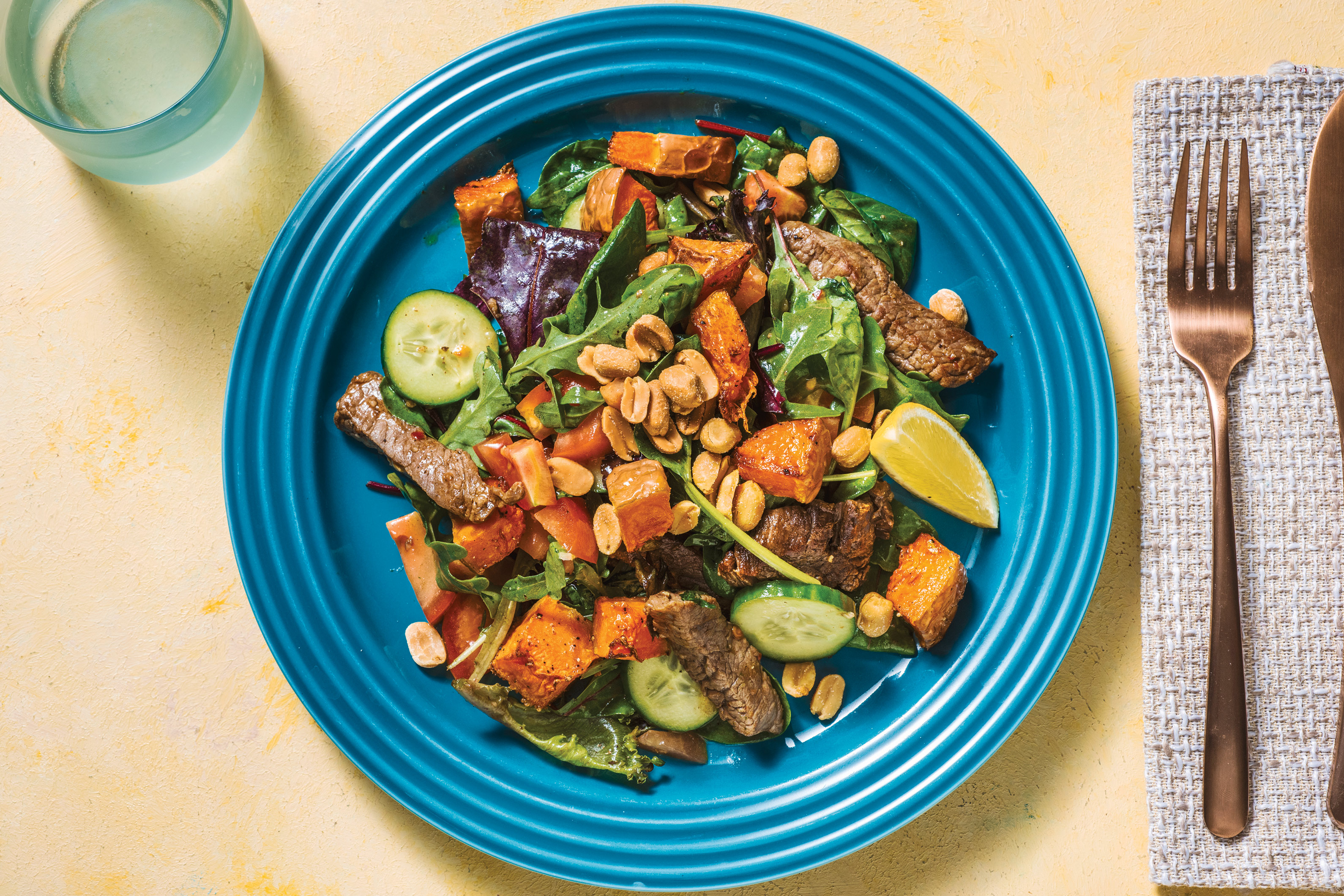 Thai Beef Salad with Sweet Chilli Lemon Dressing