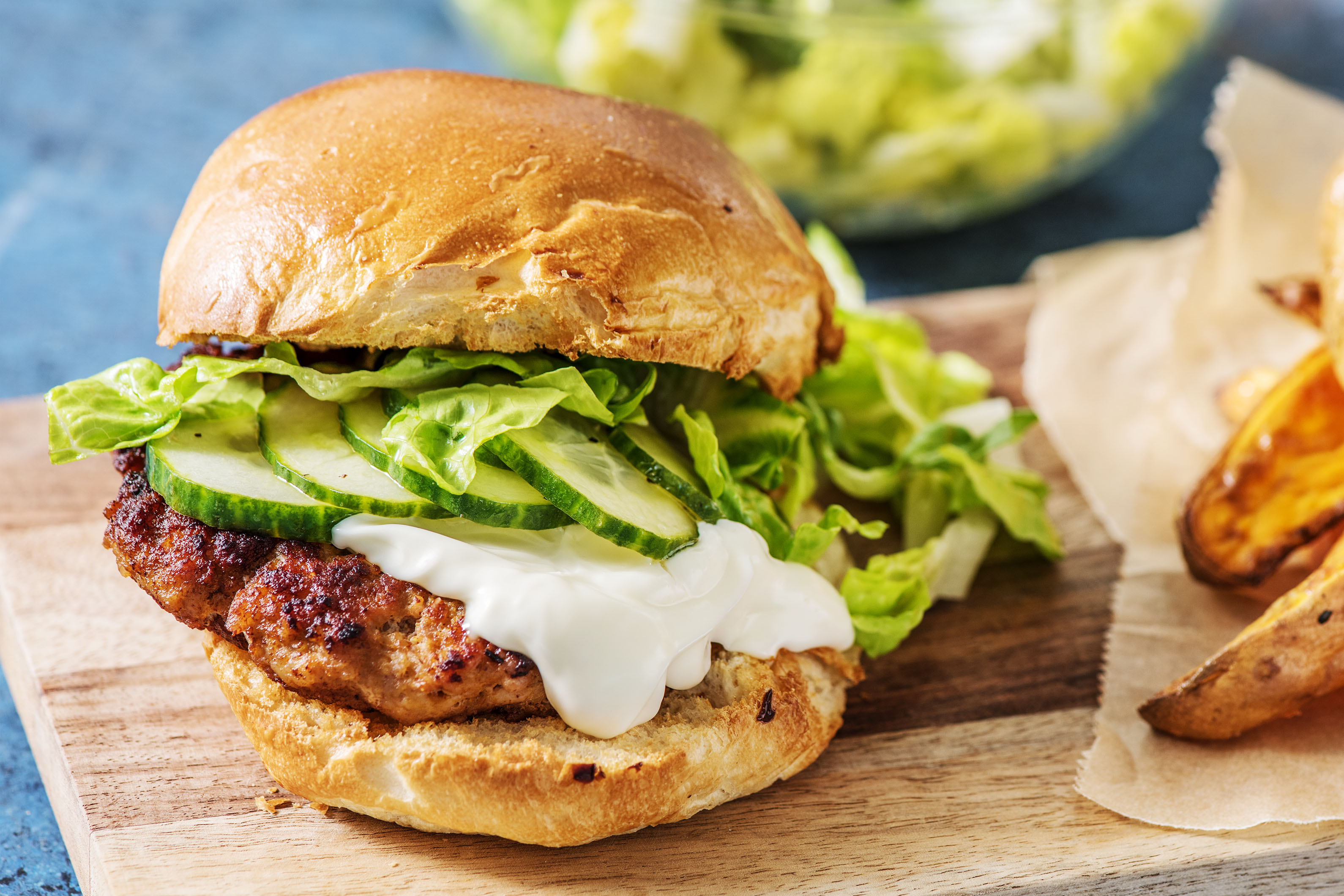 Thai-Style Chicken Burger