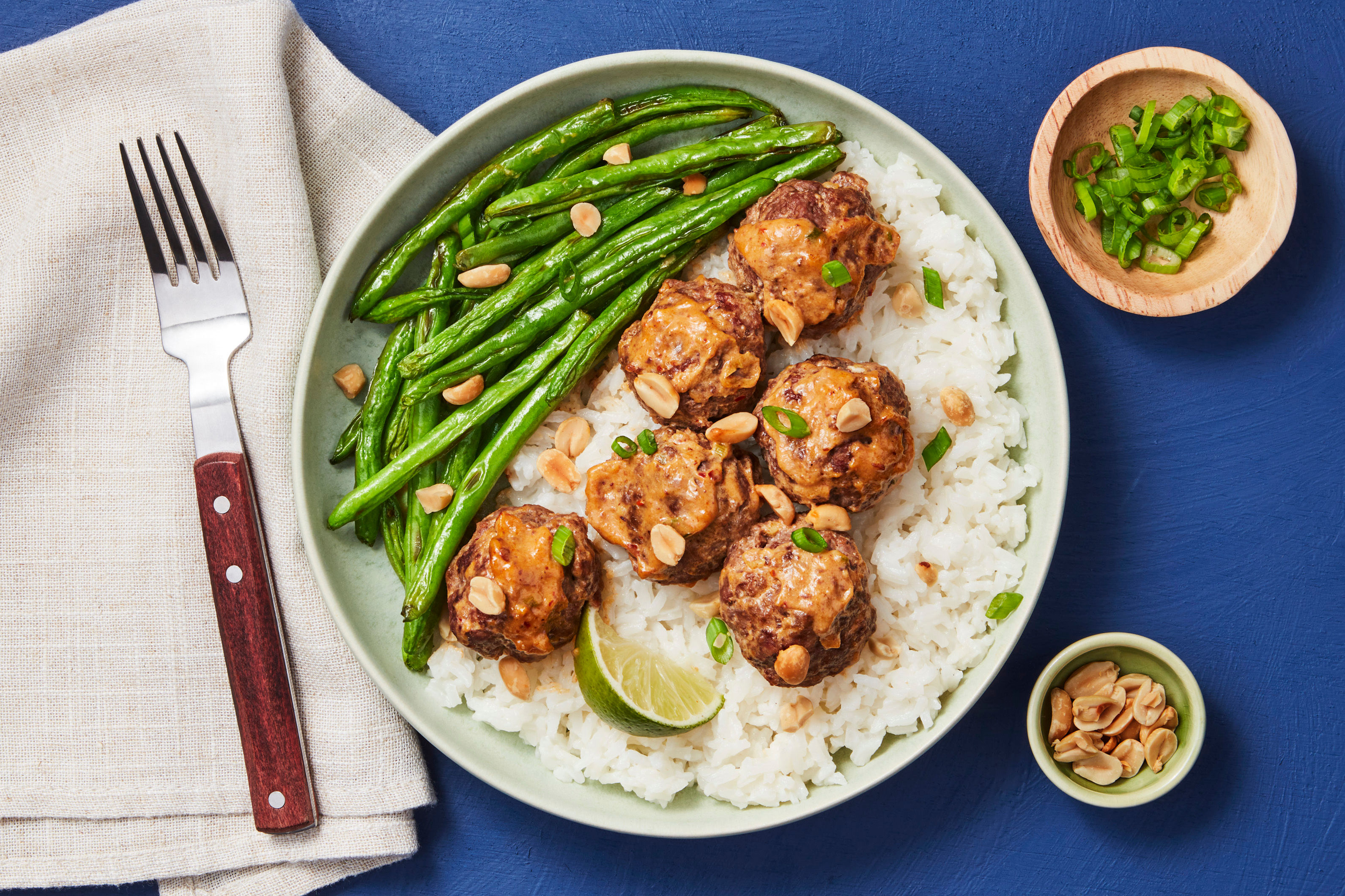 Thai Coconut Pork Meatballs