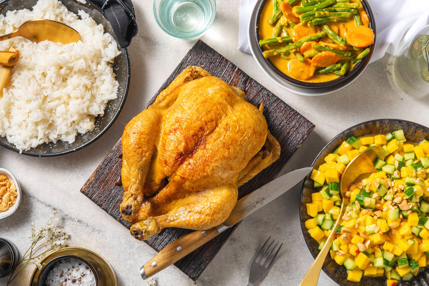 Thai-Curry-Brathähnchen