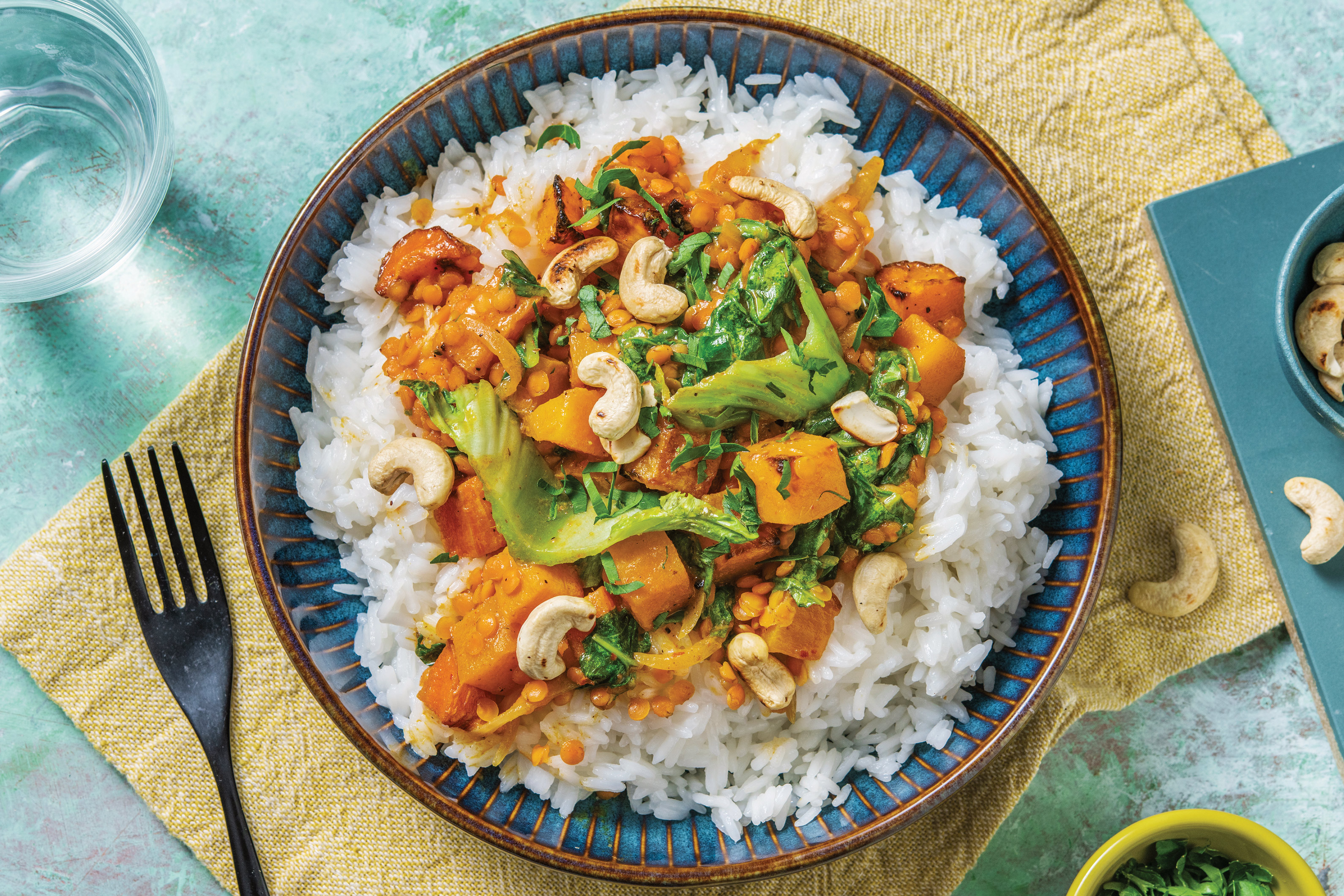 Thai Pumpkin & Lentil Red Curry