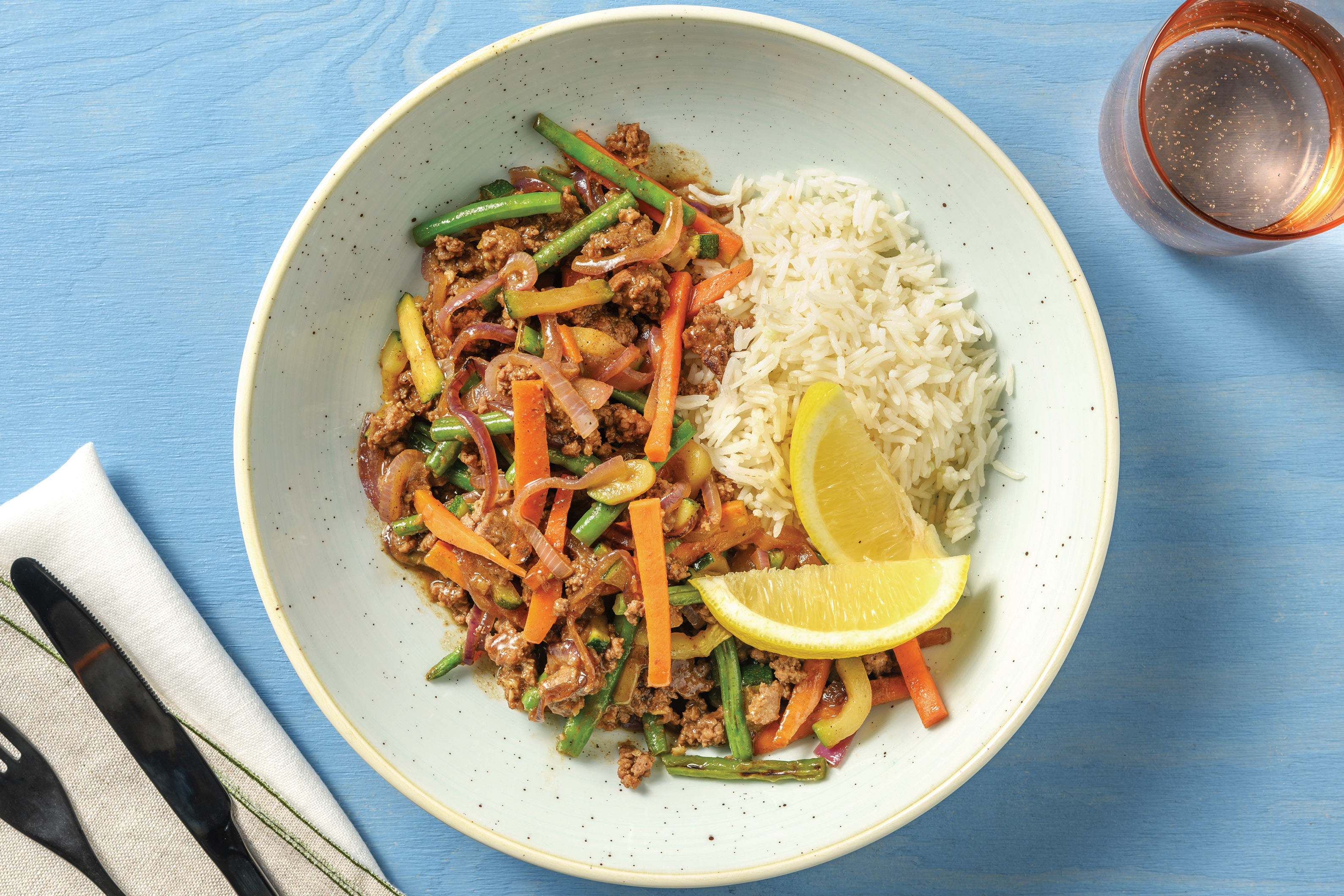 Thai Seven-Spice Beef Bowl