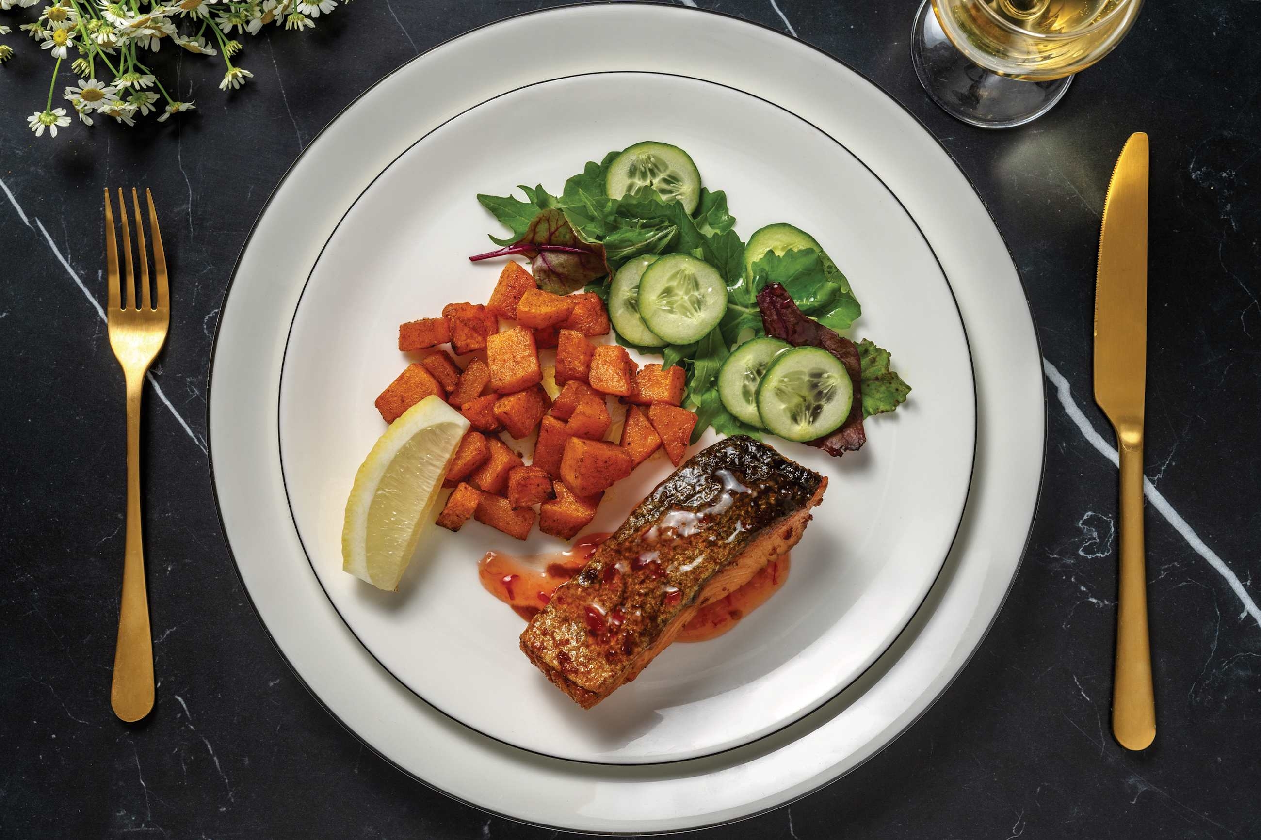 Thai-Spiced Salmon & Roasted Pumpkin
