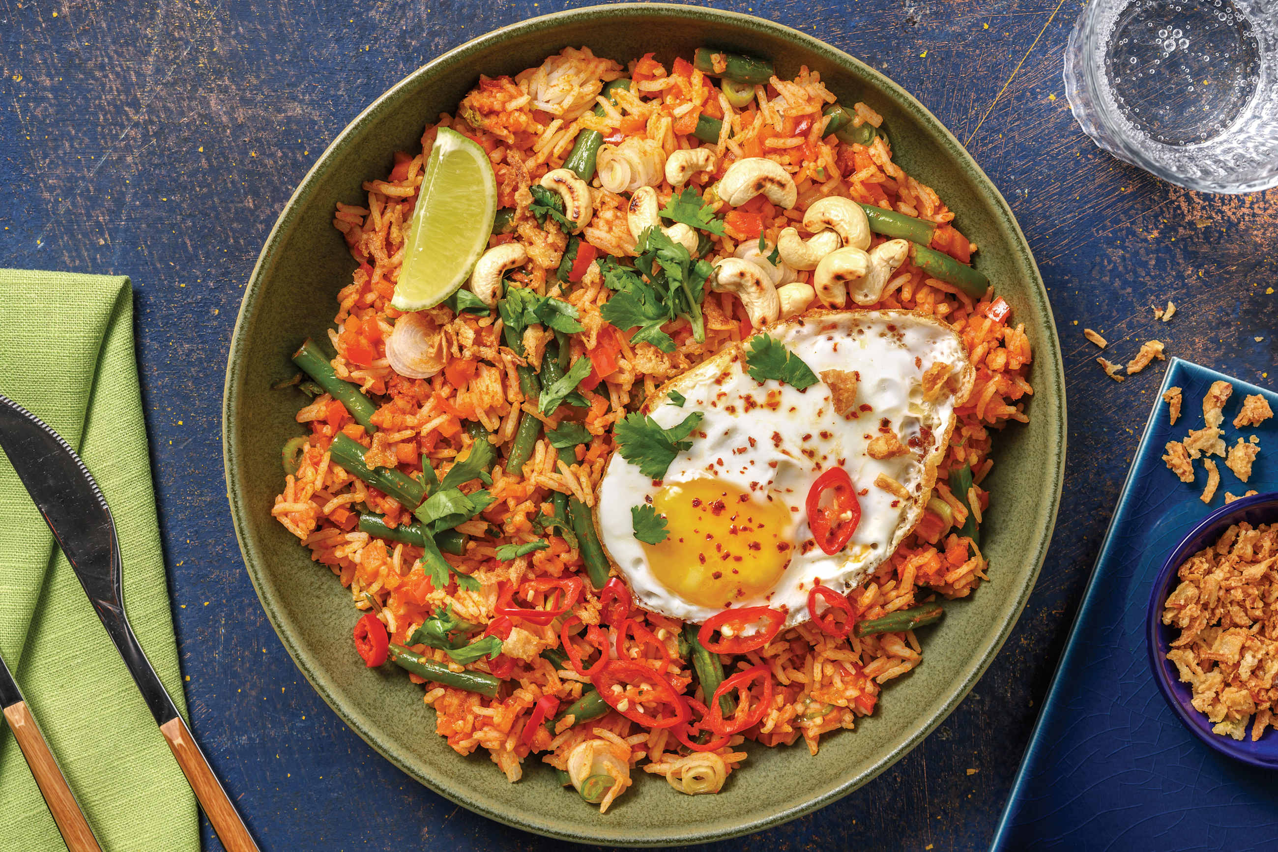 Thai Red Curry Veggie Fried Rice
