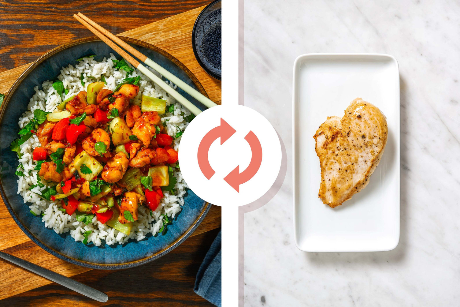 Poitrines de poulet au chili doux à la thaïlandaise