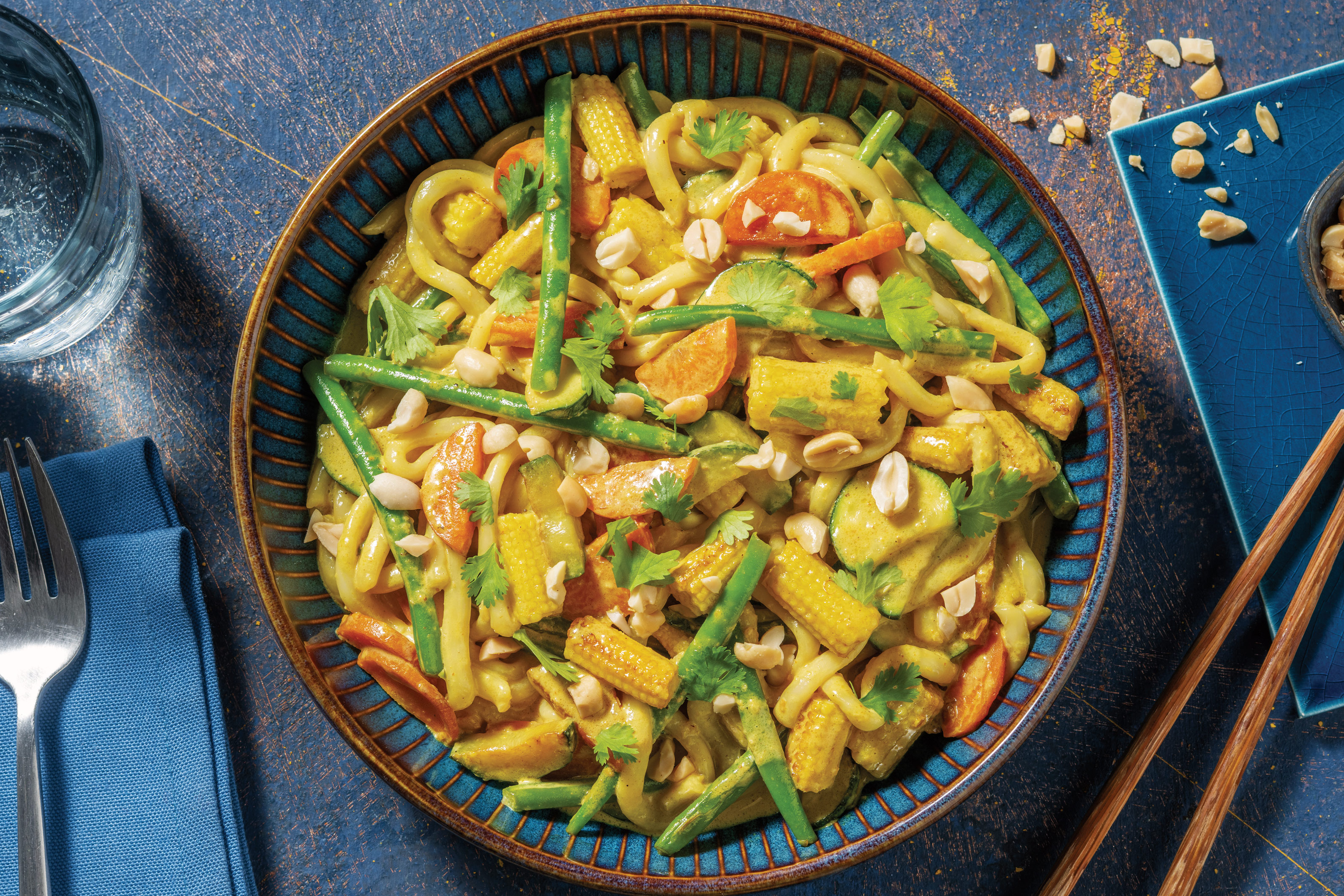 Thai Veggie Curry Noodles