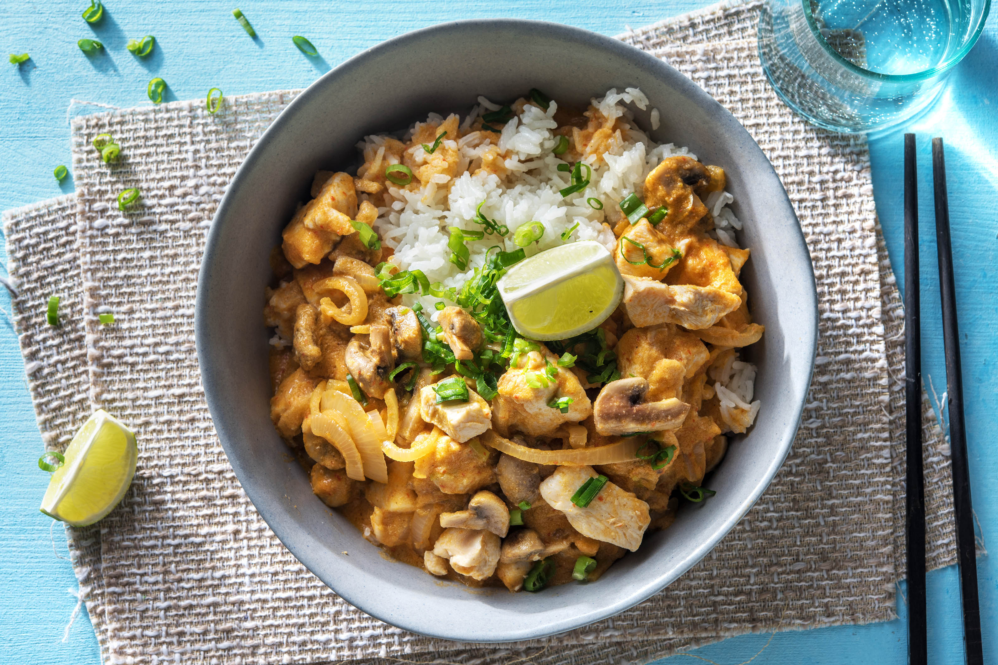 Thailändisches Hähnchen-Kokos-Curry