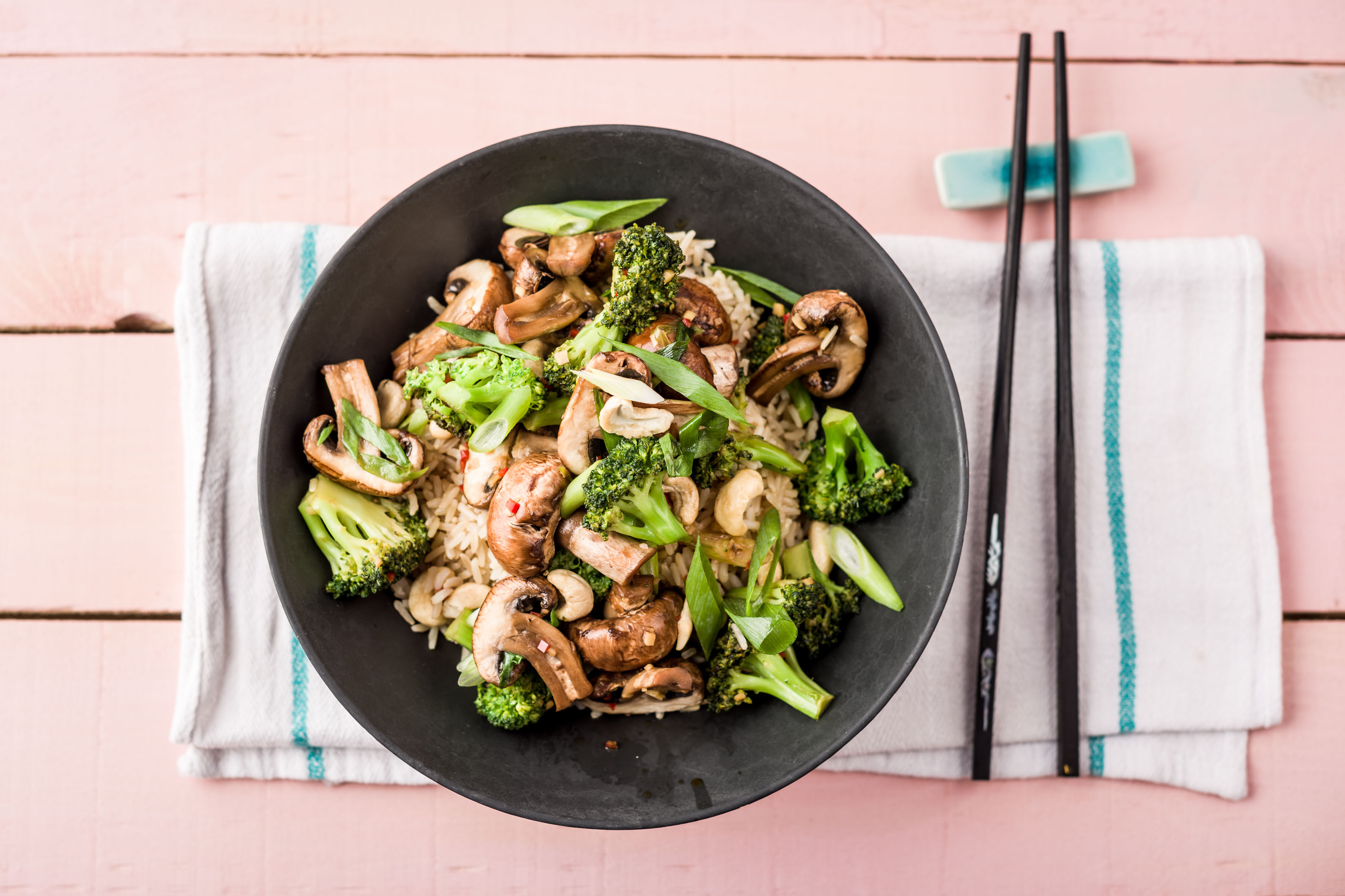 The Governor’s Kung Pao with Brown Rice and Cashews