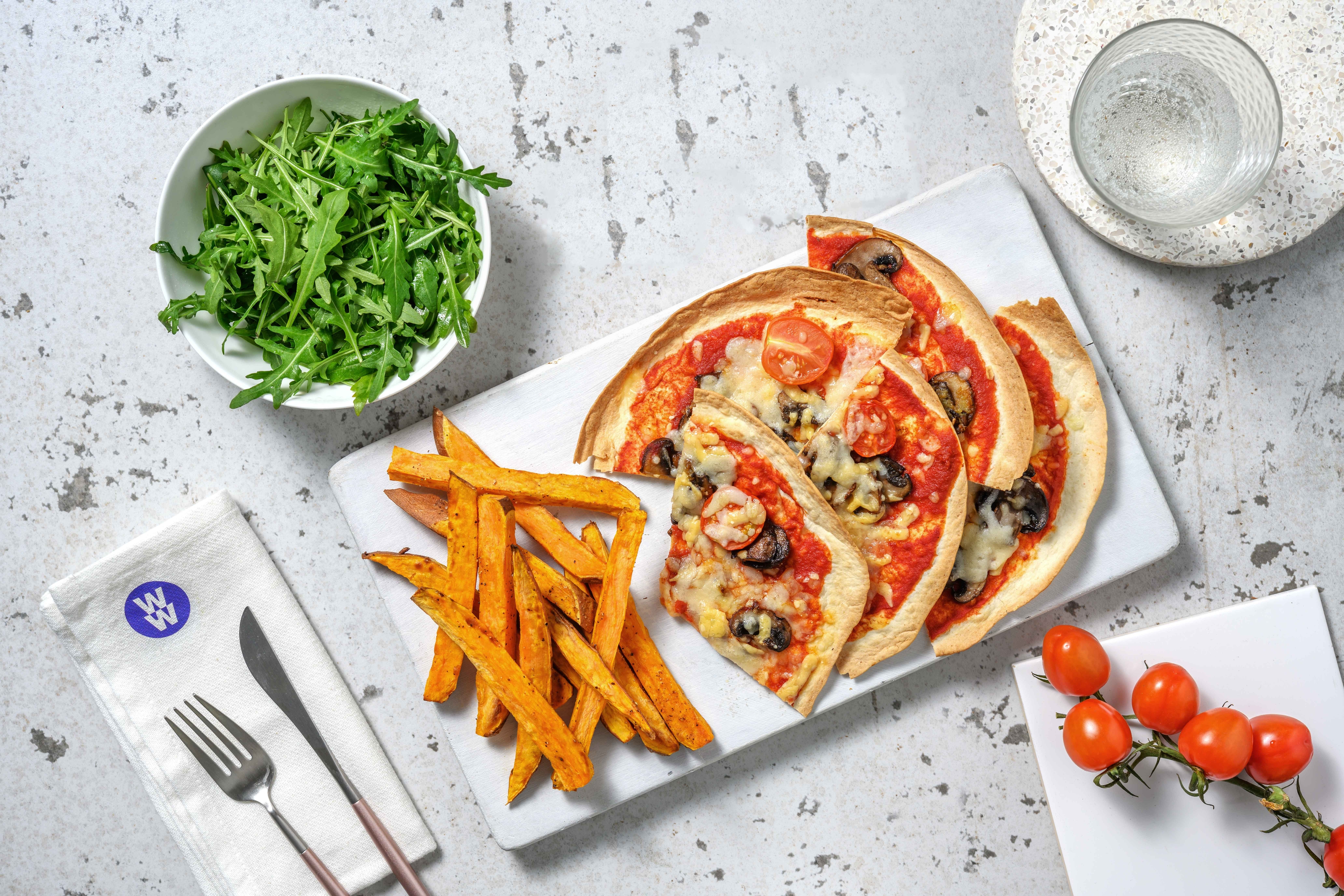 Three Cheese Tortizzas