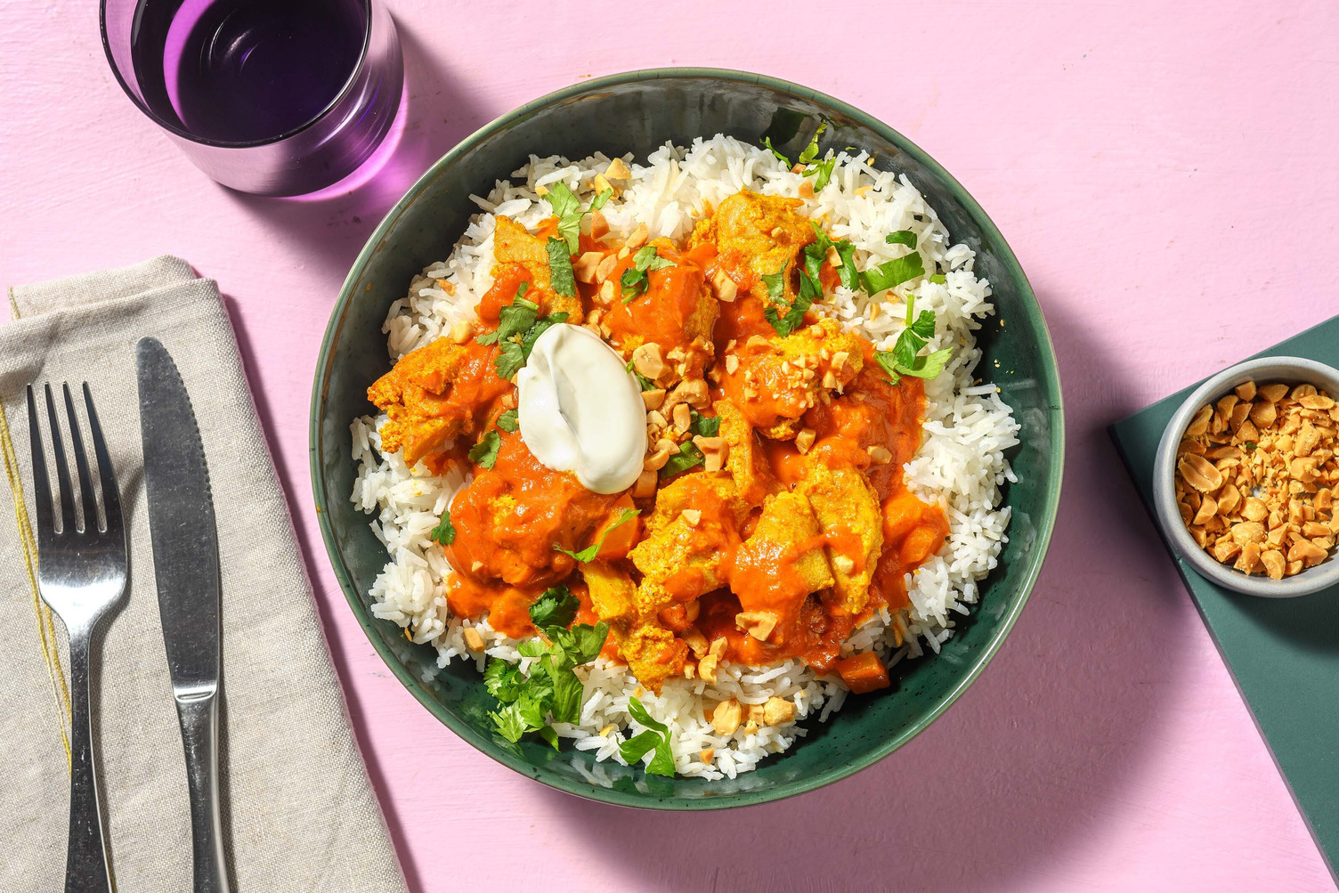 Tikka masala d’émincés végétariens